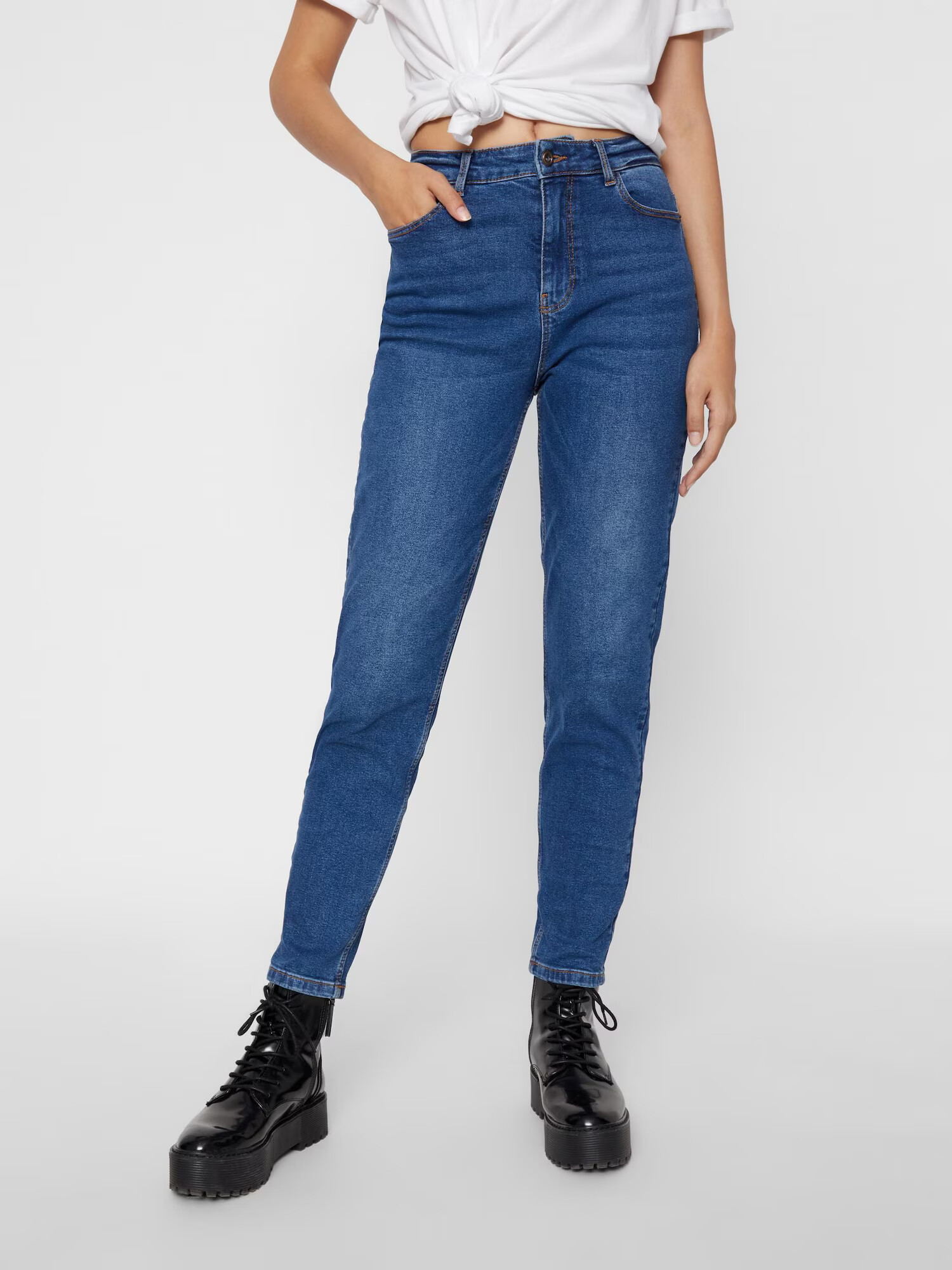 PIECES Jeans albastru denim - Pled.ro