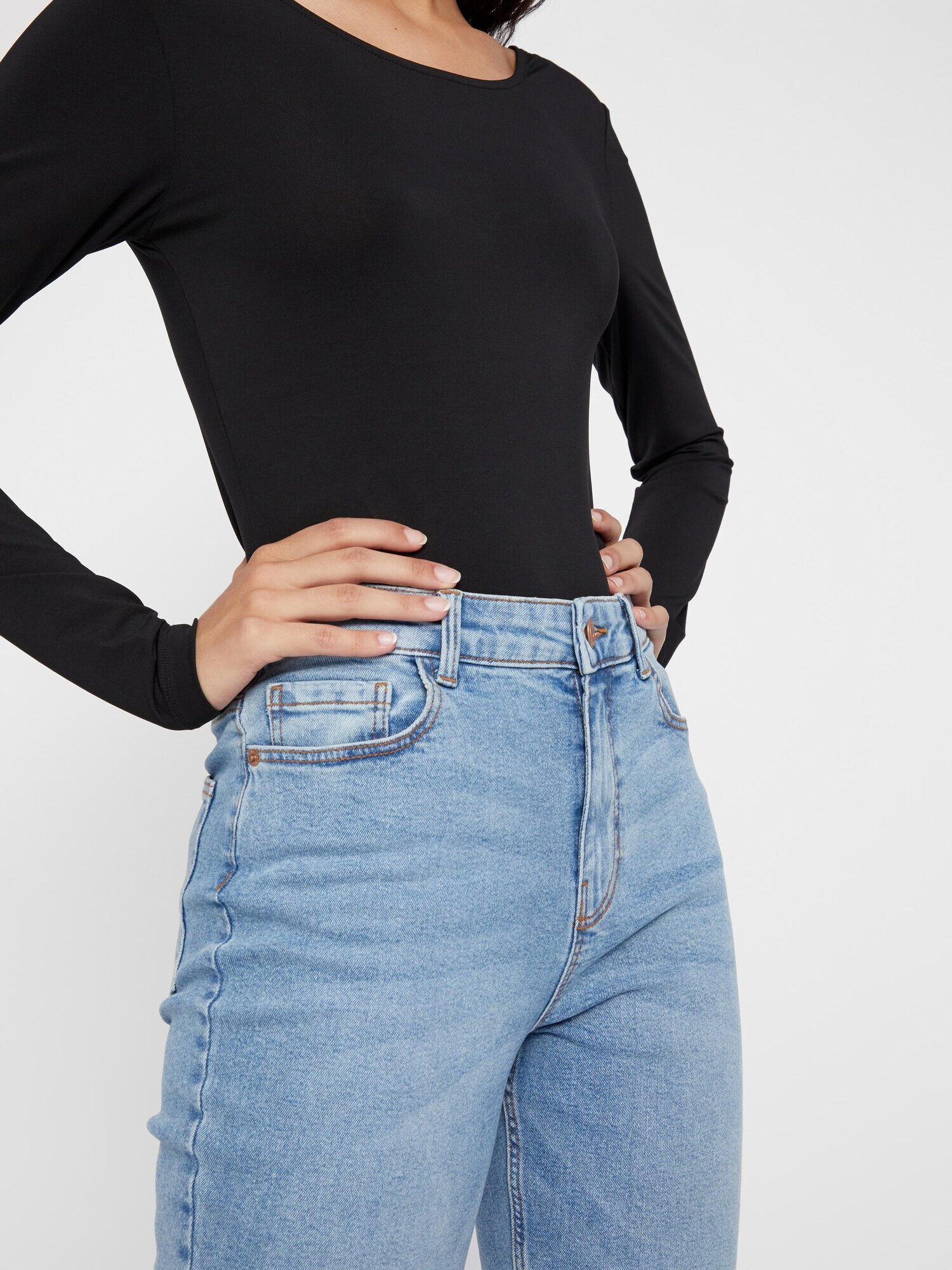 PIECES Jeans 'Kesia' albastru deschis - Pled.ro