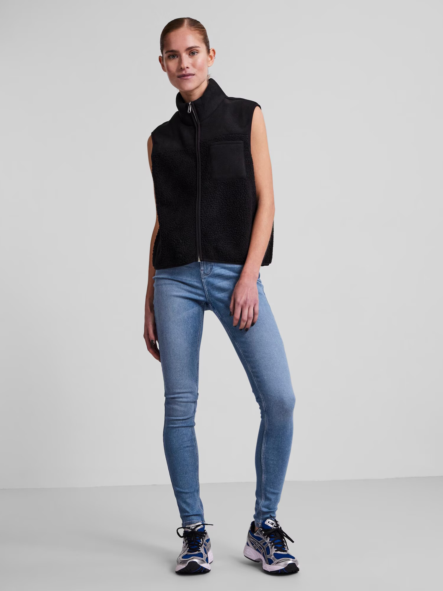 PIECES Jeans albastru denim - Pled.ro