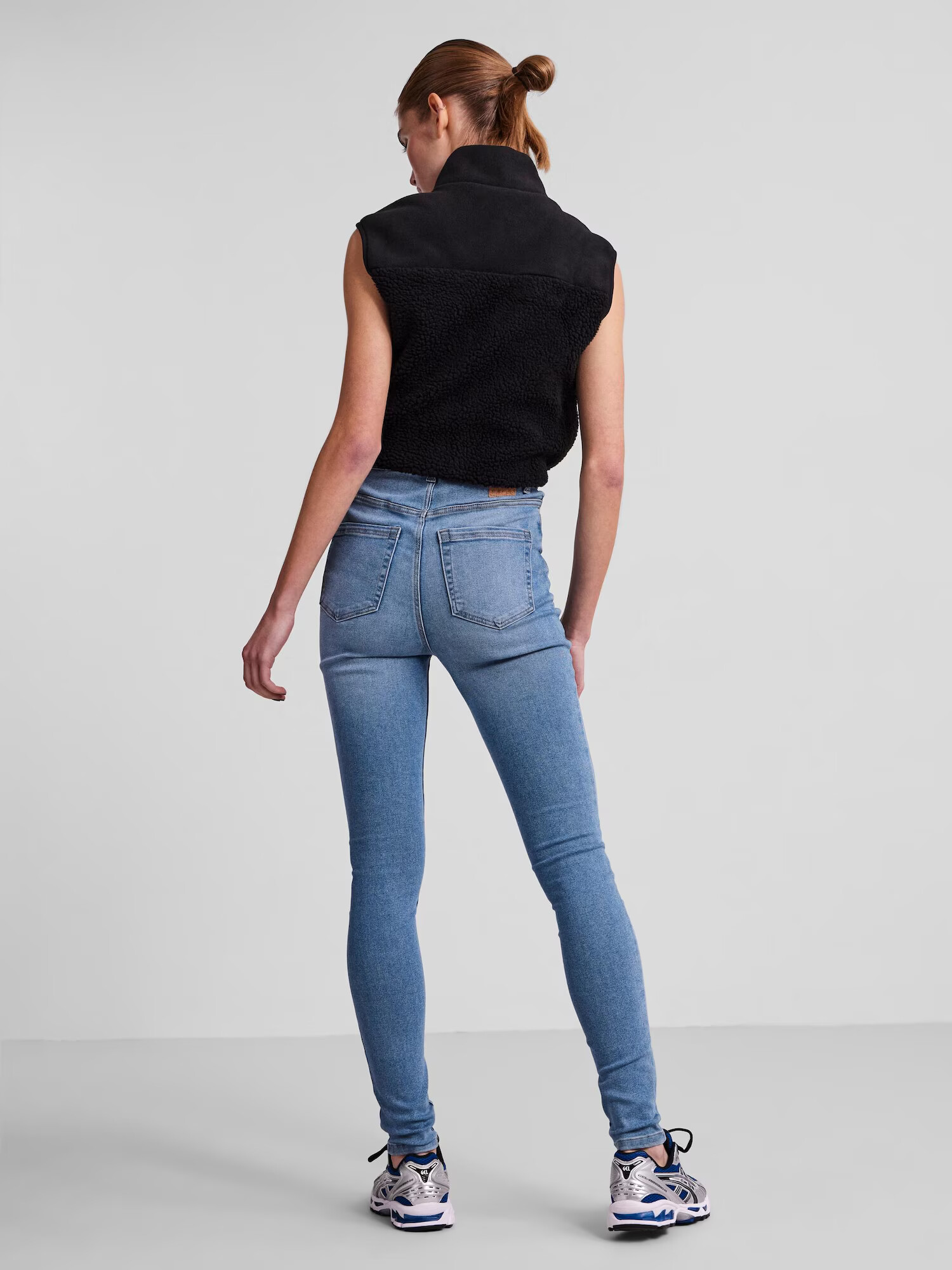 PIECES Jeans albastru denim - Pled.ro