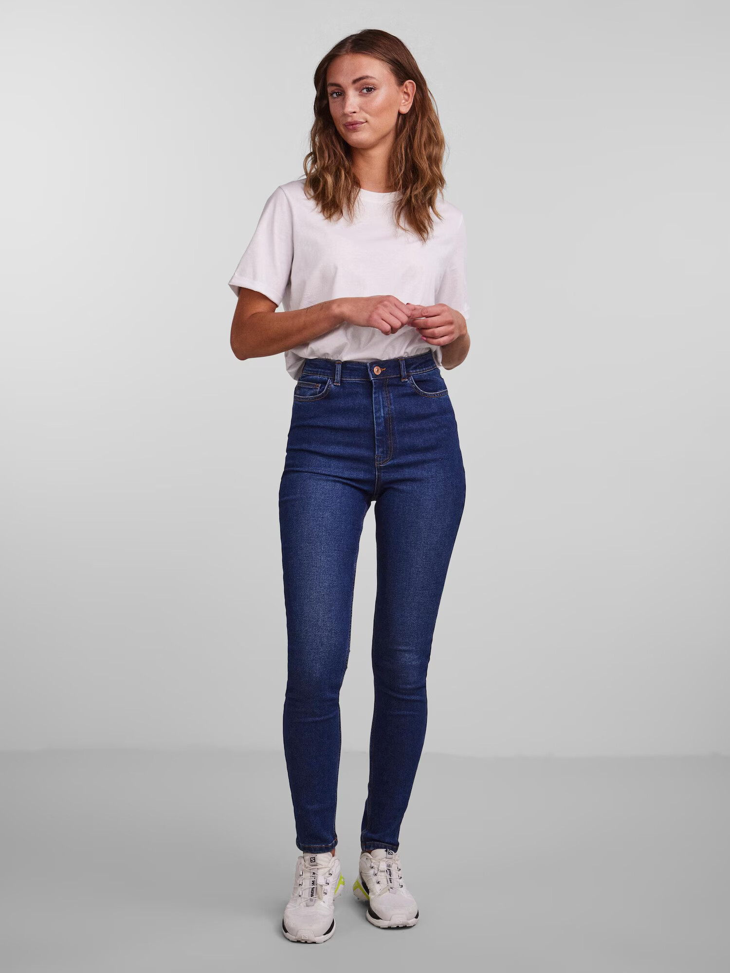 PIECES Jeans albastru denim - Pled.ro