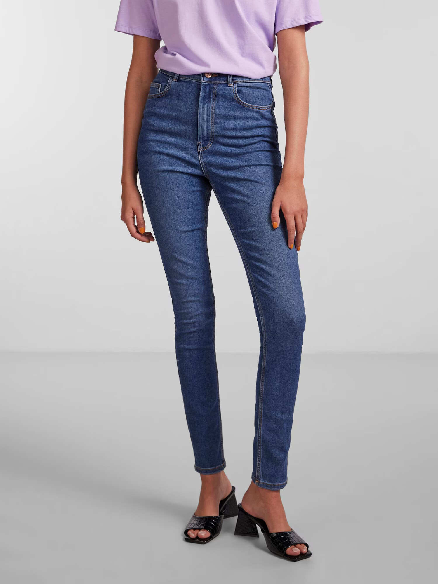 PIECES Jeans albastru denim - Pled.ro