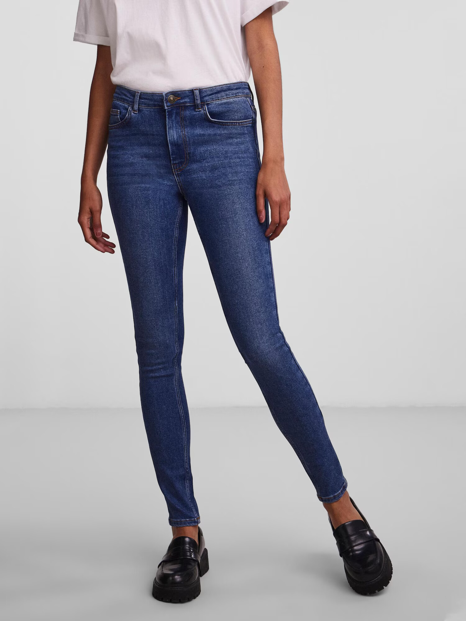 PIECES Jeans albastru denim - Pled.ro