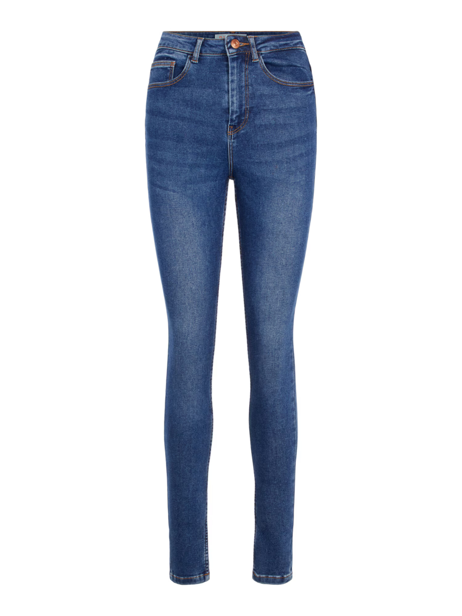 PIECES Jeans albastru denim / maro - Pled.ro