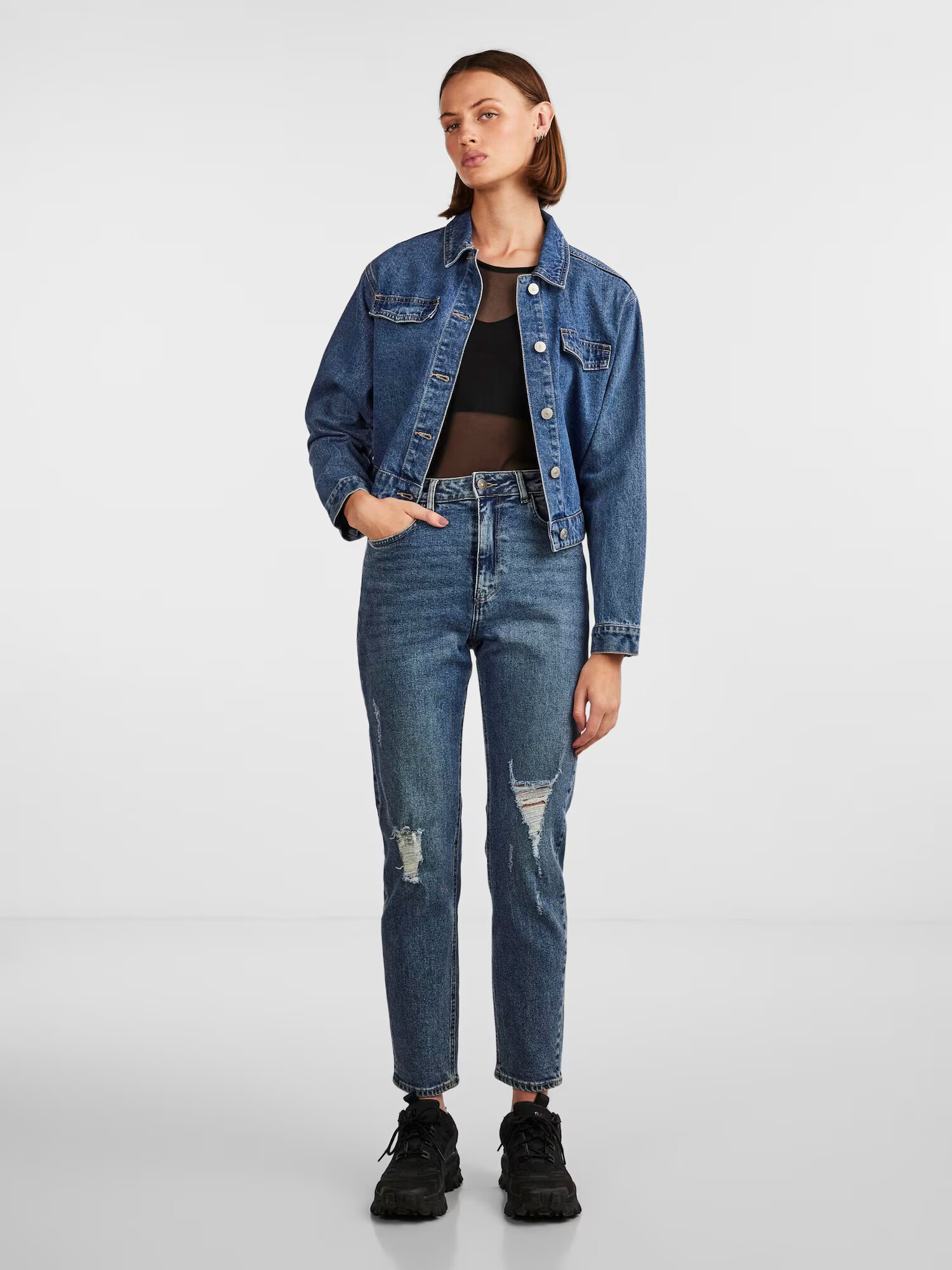 PIECES Jeans 'BELLA' albastru denim - Pled.ro