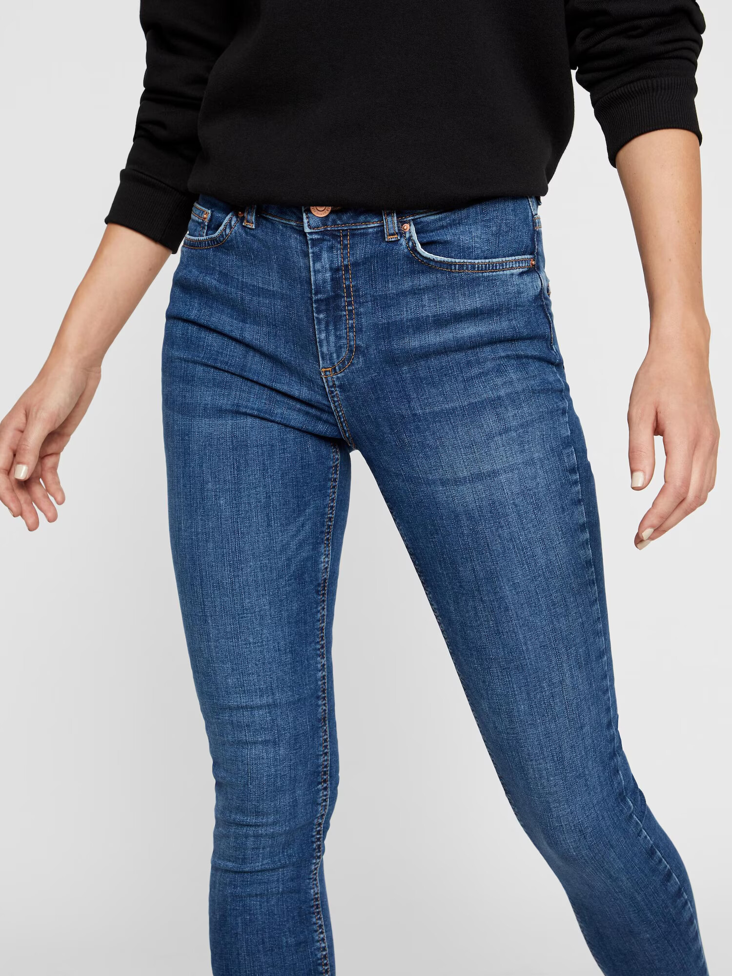 PIECES Jeans 'Delly' albastru denim - Pled.ro