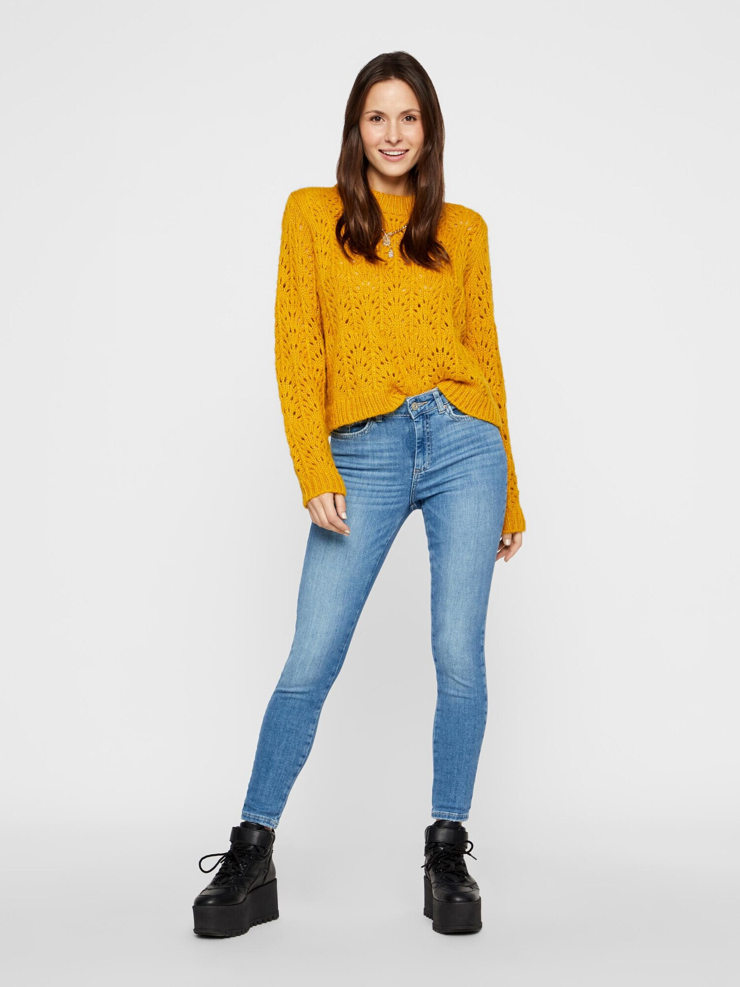 PIECES Jeans 'Delly' albastru denim - Pled.ro