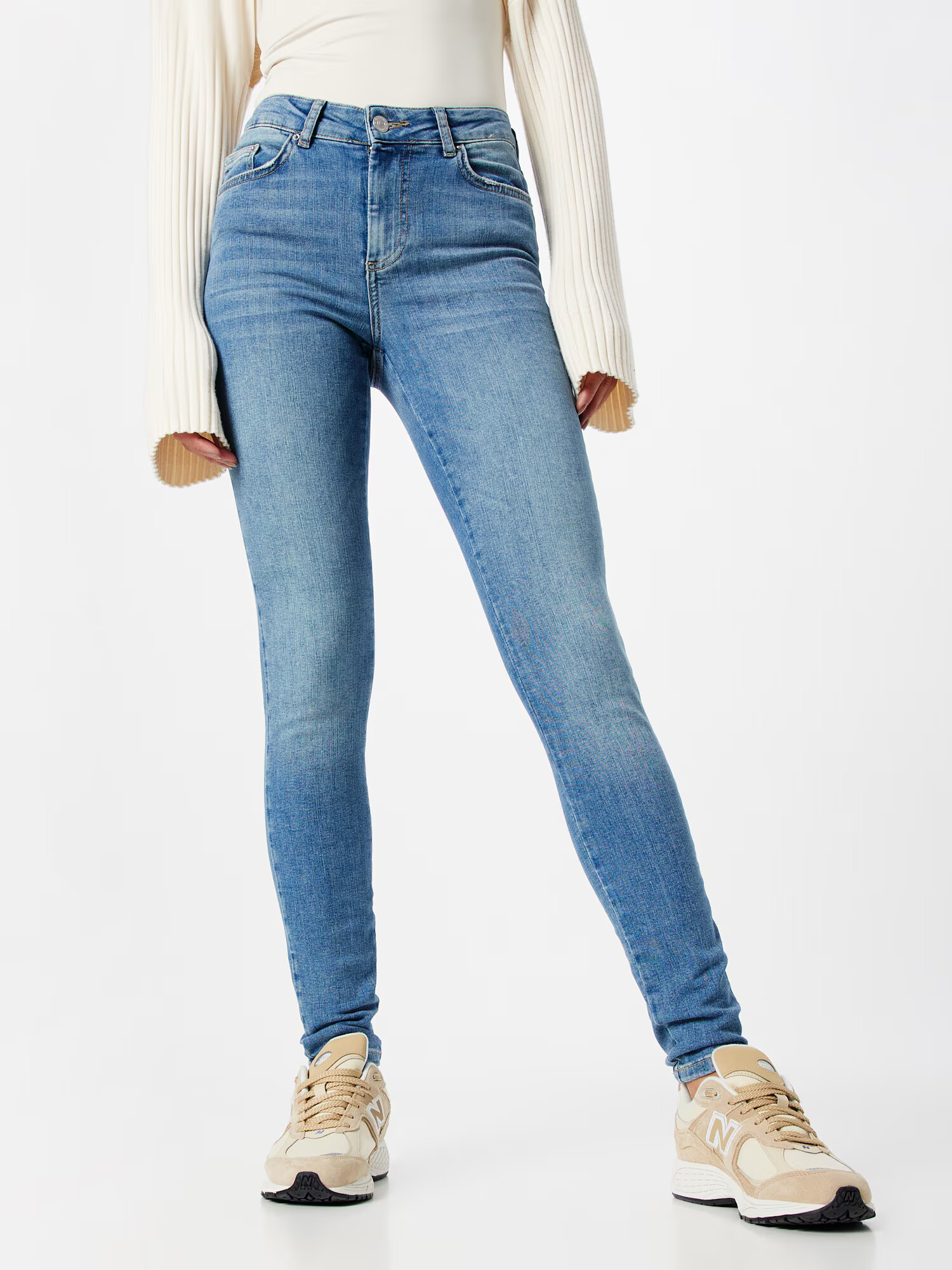 PIECES Jeans 'DELLY' albastru denim - Pled.ro