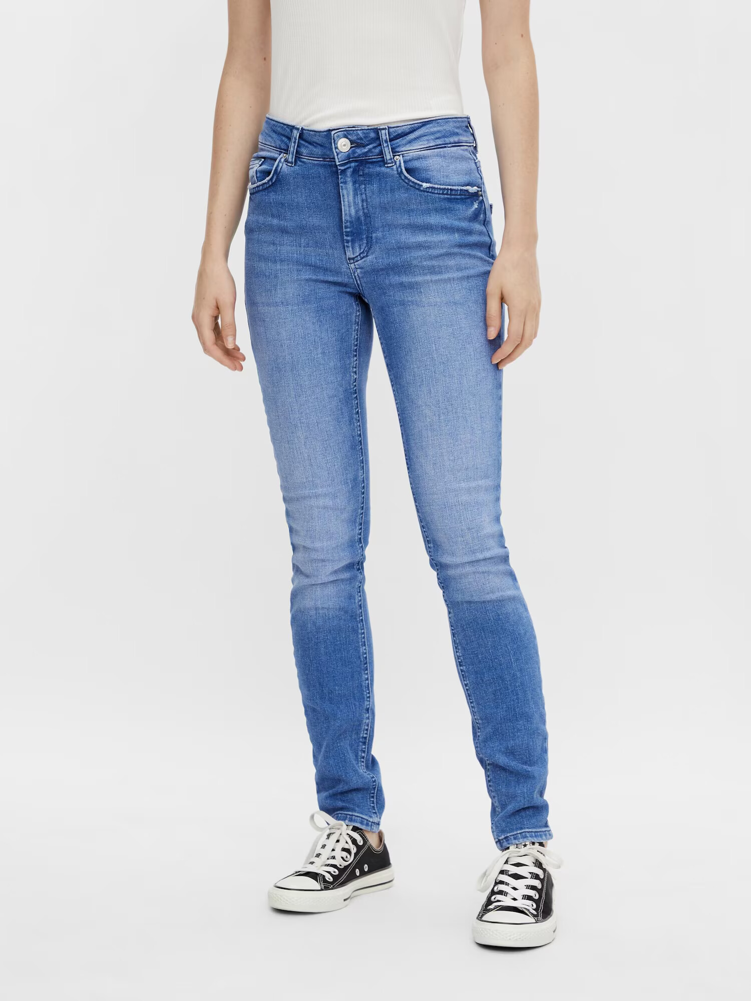 PIECES Jeans 'DELLY' albastru denim - Pled.ro