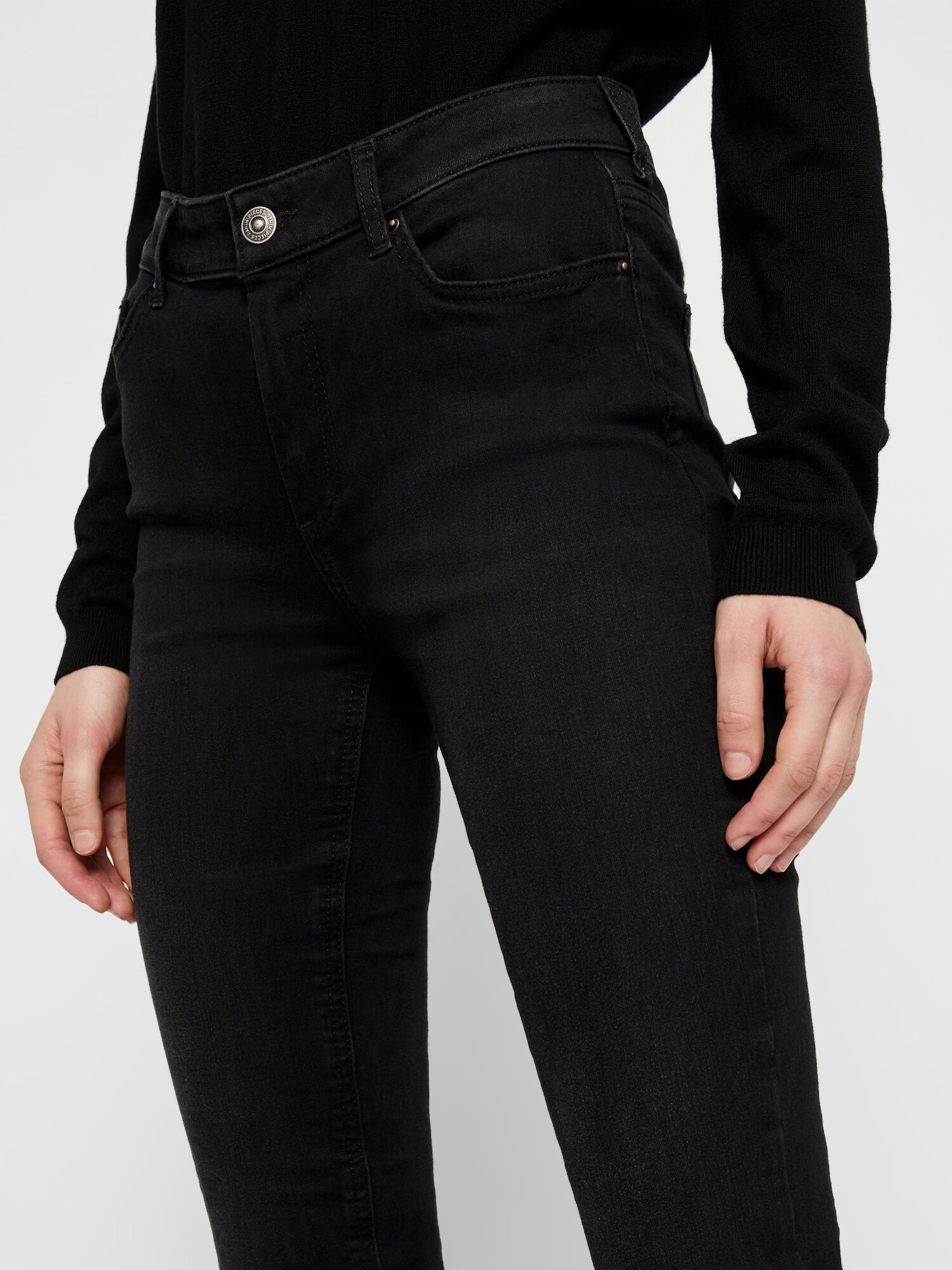 PIECES Jeans 'Delly' negru denim - Pled.ro