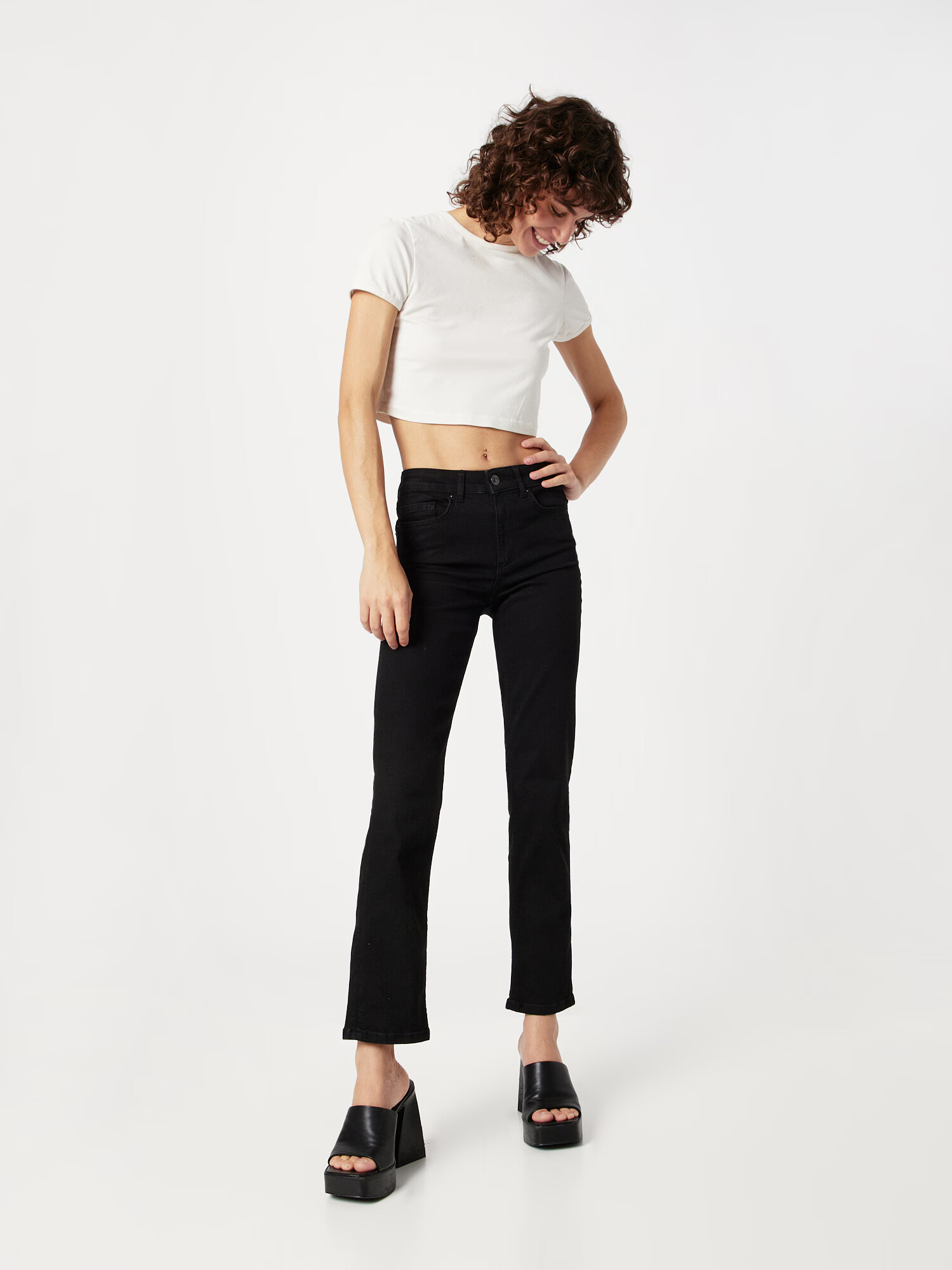 PIECES Jeans 'Delly' negru denim - Pled.ro