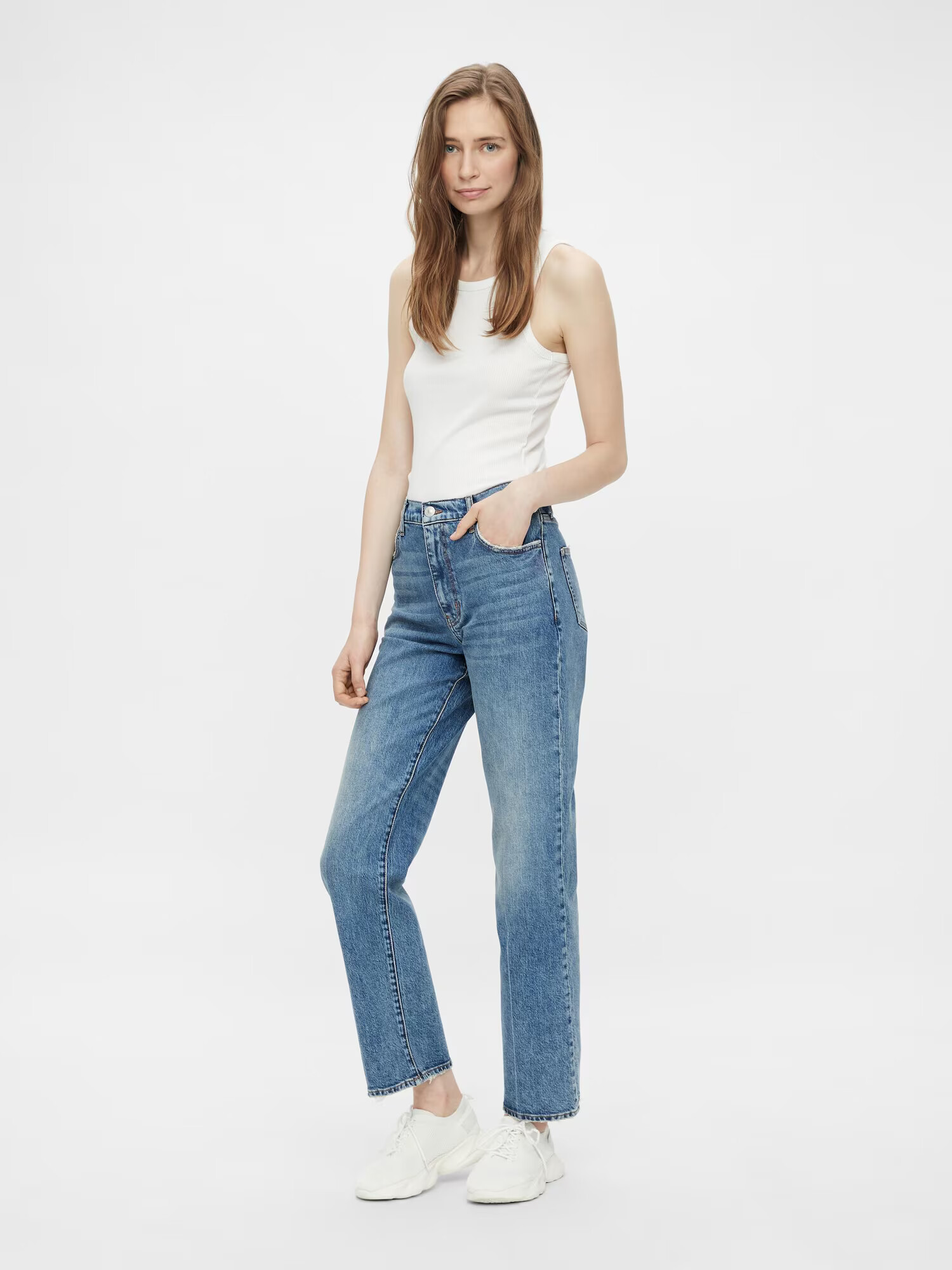 PIECES Jeans 'Elan' albastru - Pled.ro