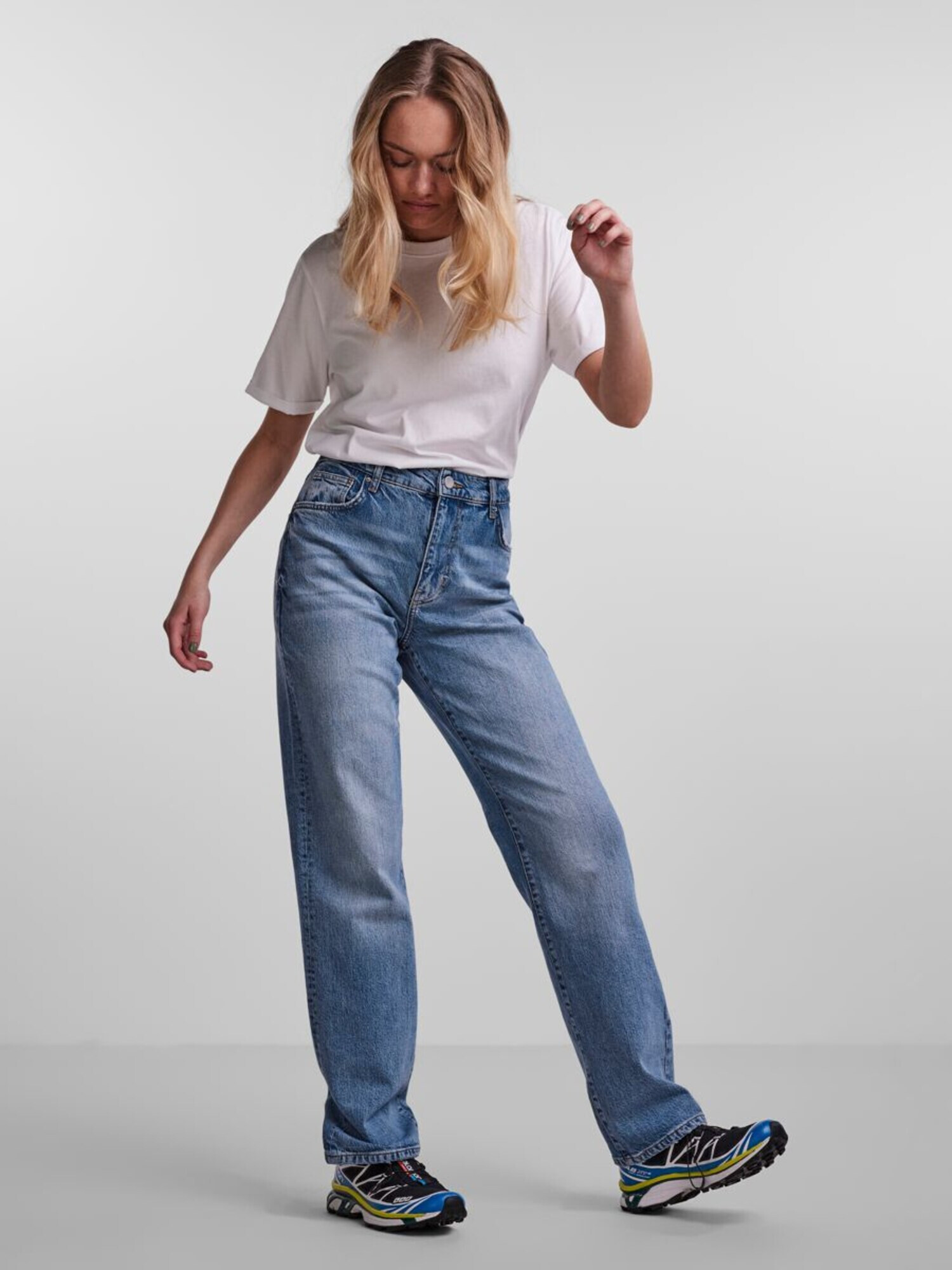 PIECES Jeans 'Elan' albastru denim - Pled.ro