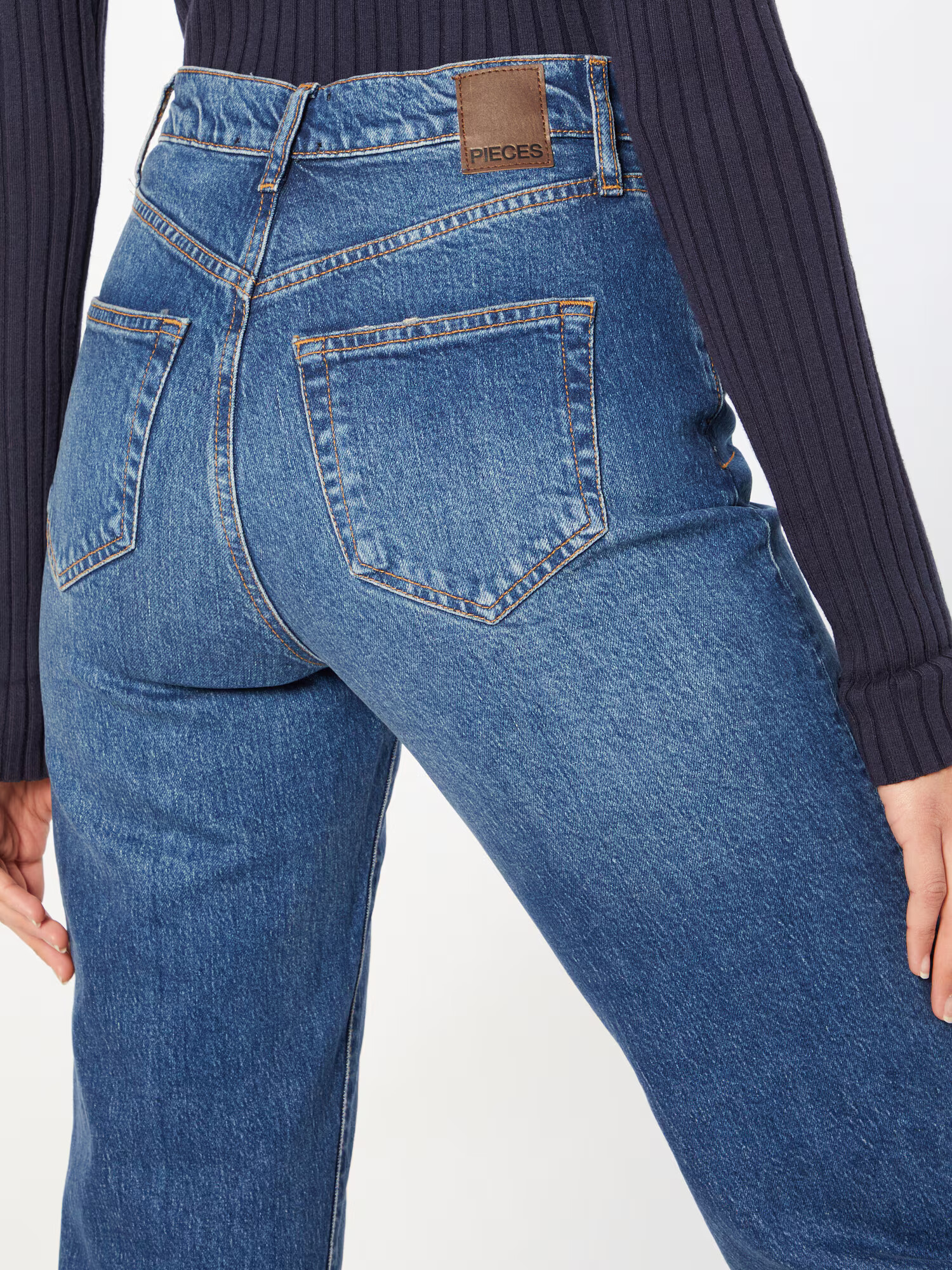 PIECES Jeans 'Elan' albastru denim - Pled.ro