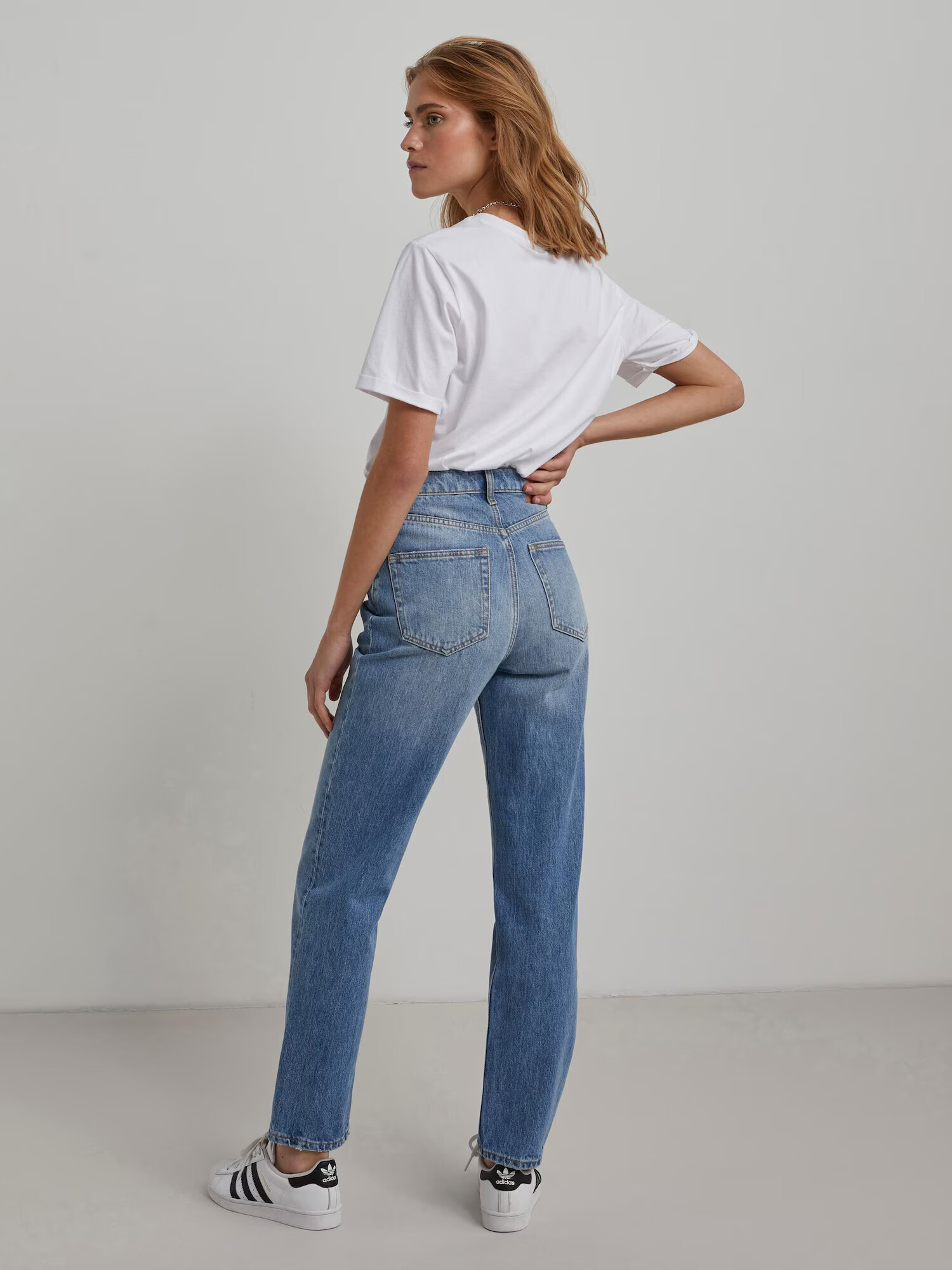 PIECES Jeans 'ELANI' albastru denim - Pled.ro