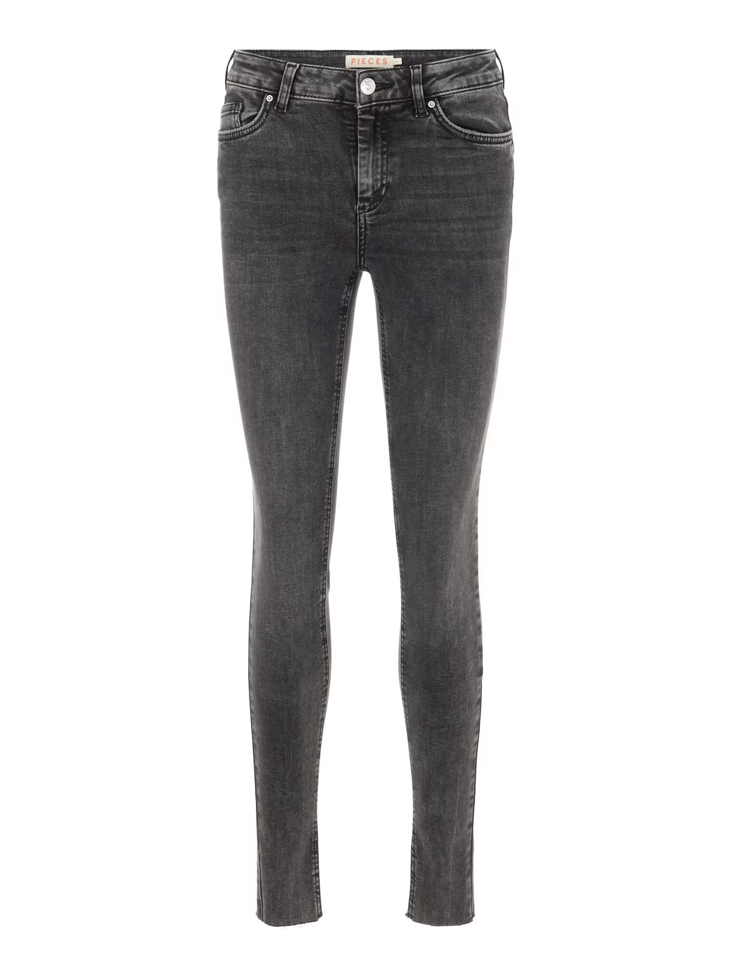 PIECES Jeans gri denim - Pled.ro