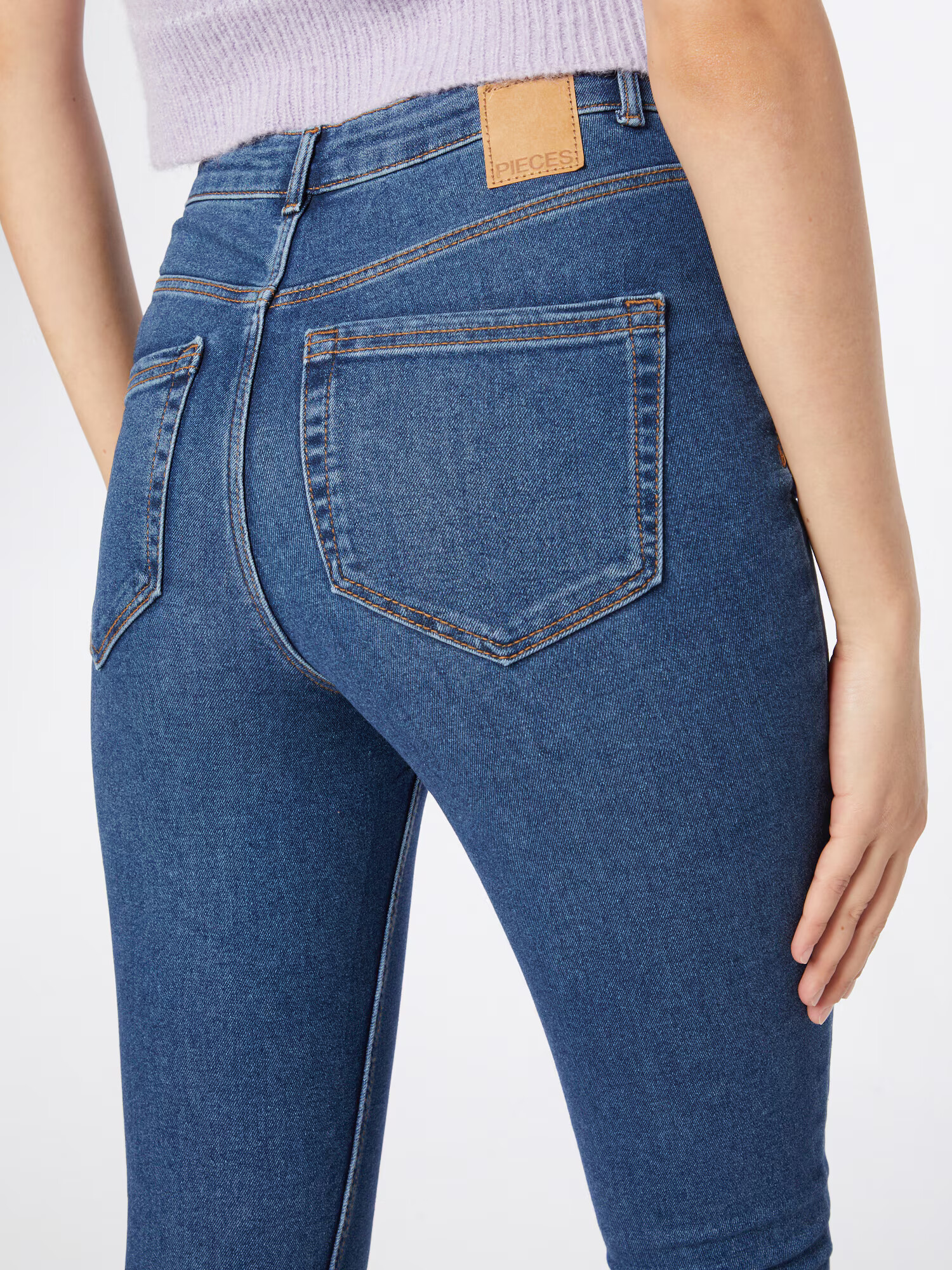 PIECES Jeans 'High Five' albastru - Pled.ro