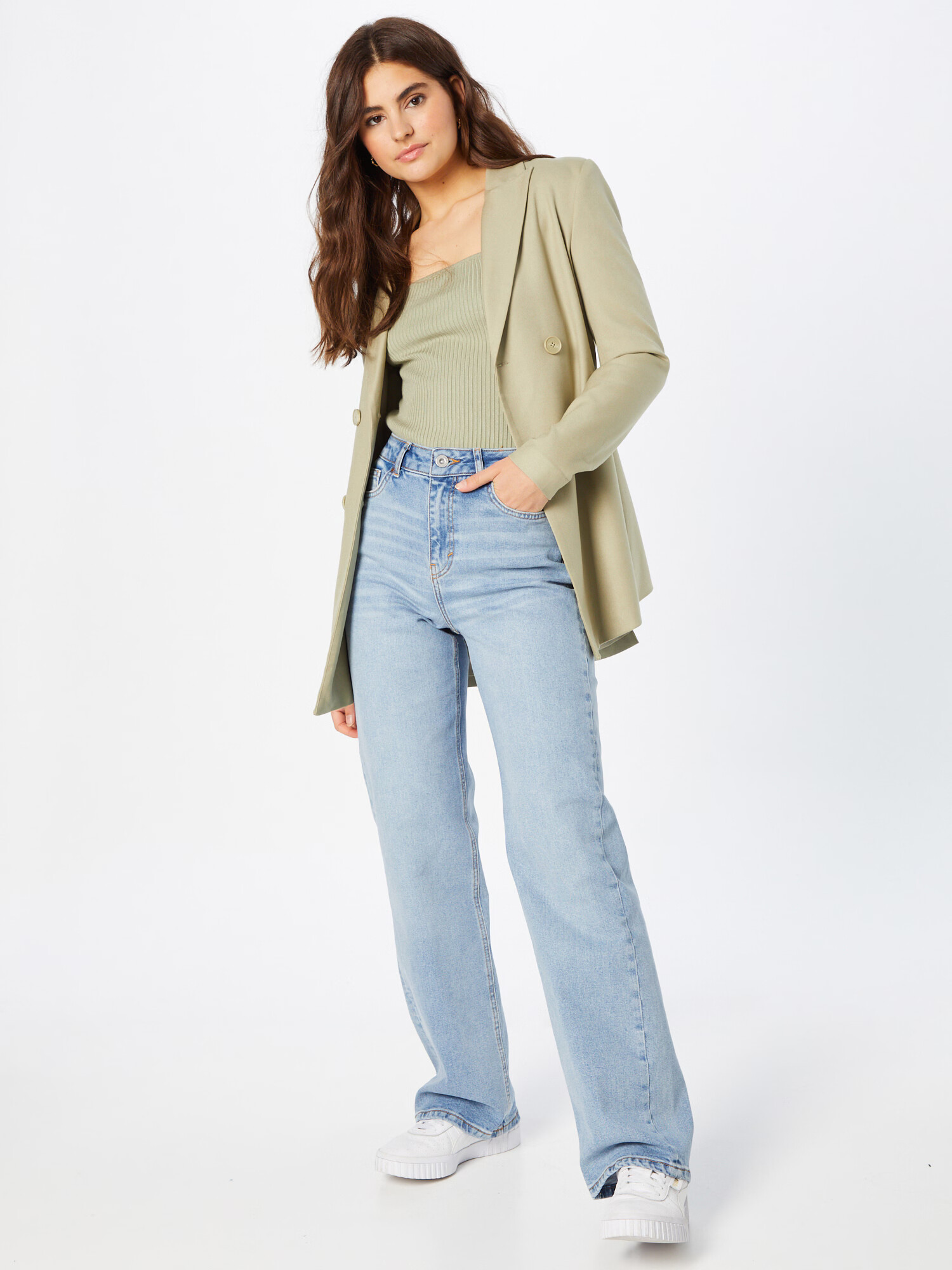 PIECES Jeans 'Holly' albastru - Pled.ro