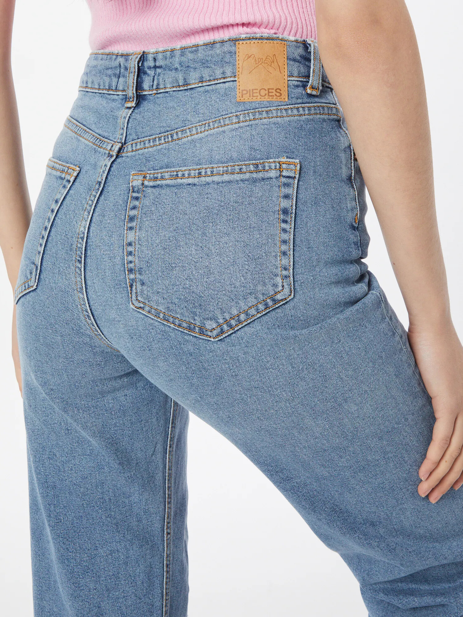 PIECES Jeans 'HOLLY' albastru denim - Pled.ro