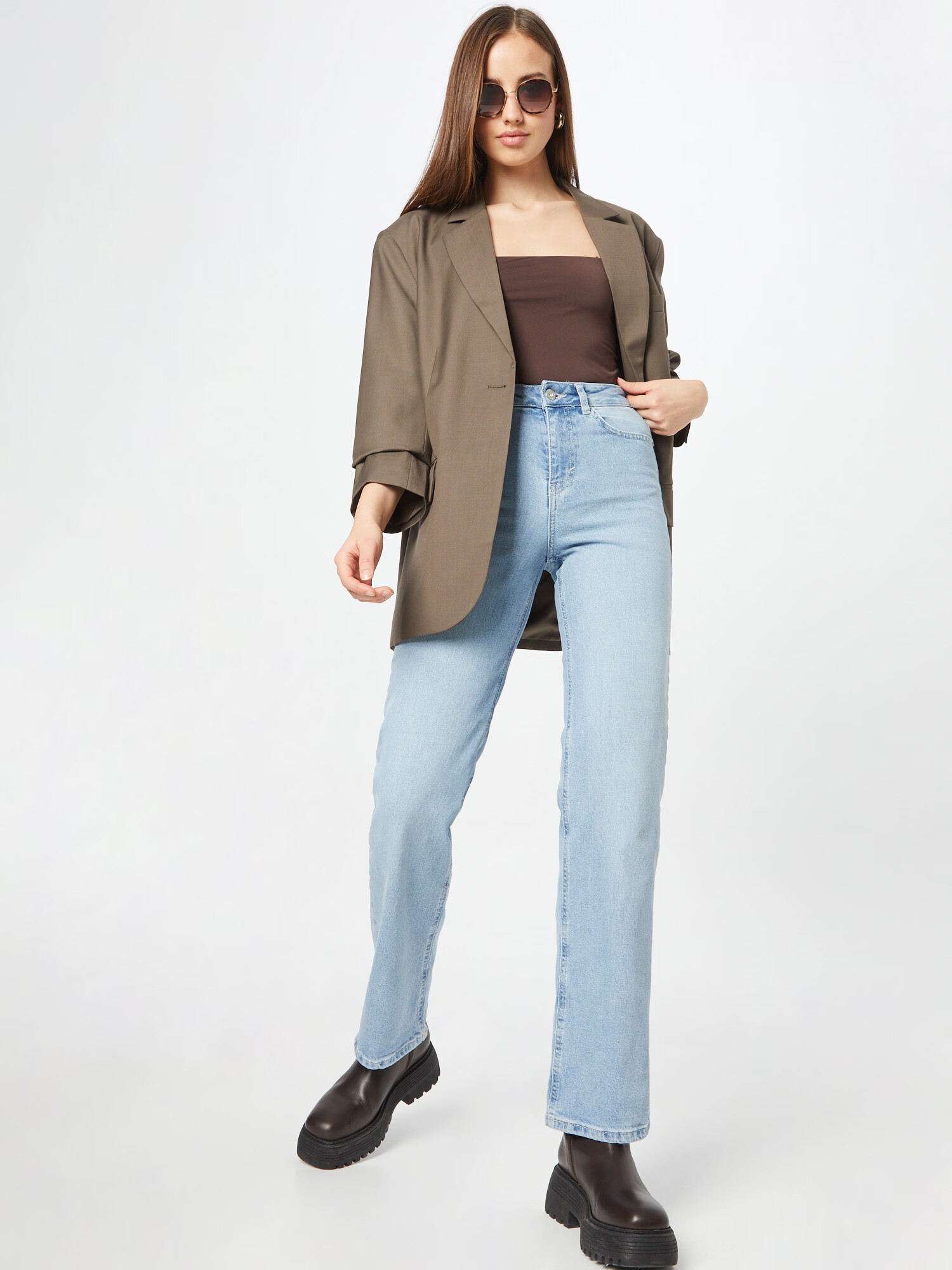 PIECES Jeans 'Holly' albastru deschis - Pled.ro