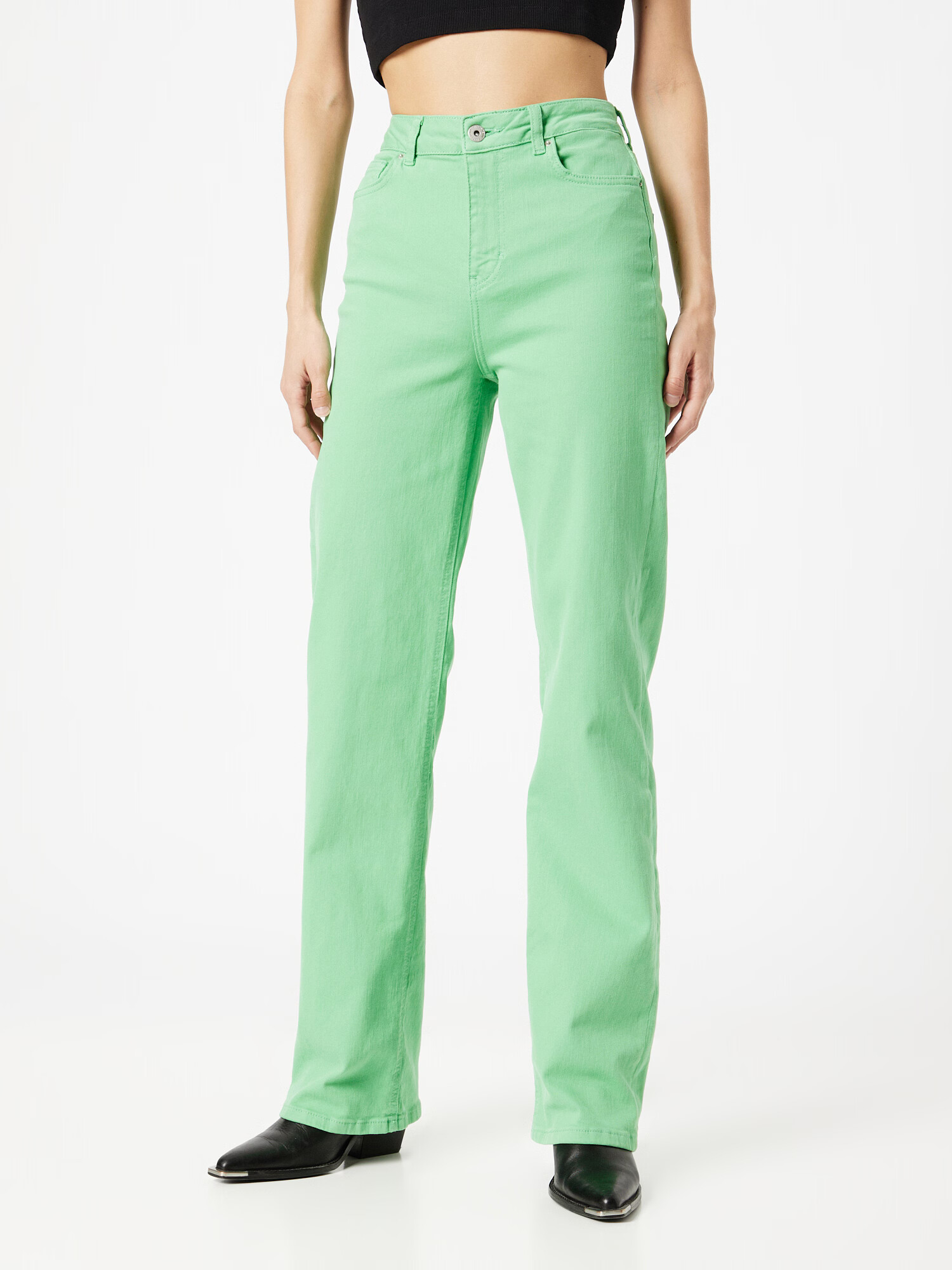 PIECES Jeans 'HOLLY' verde deschis - Pled.ro