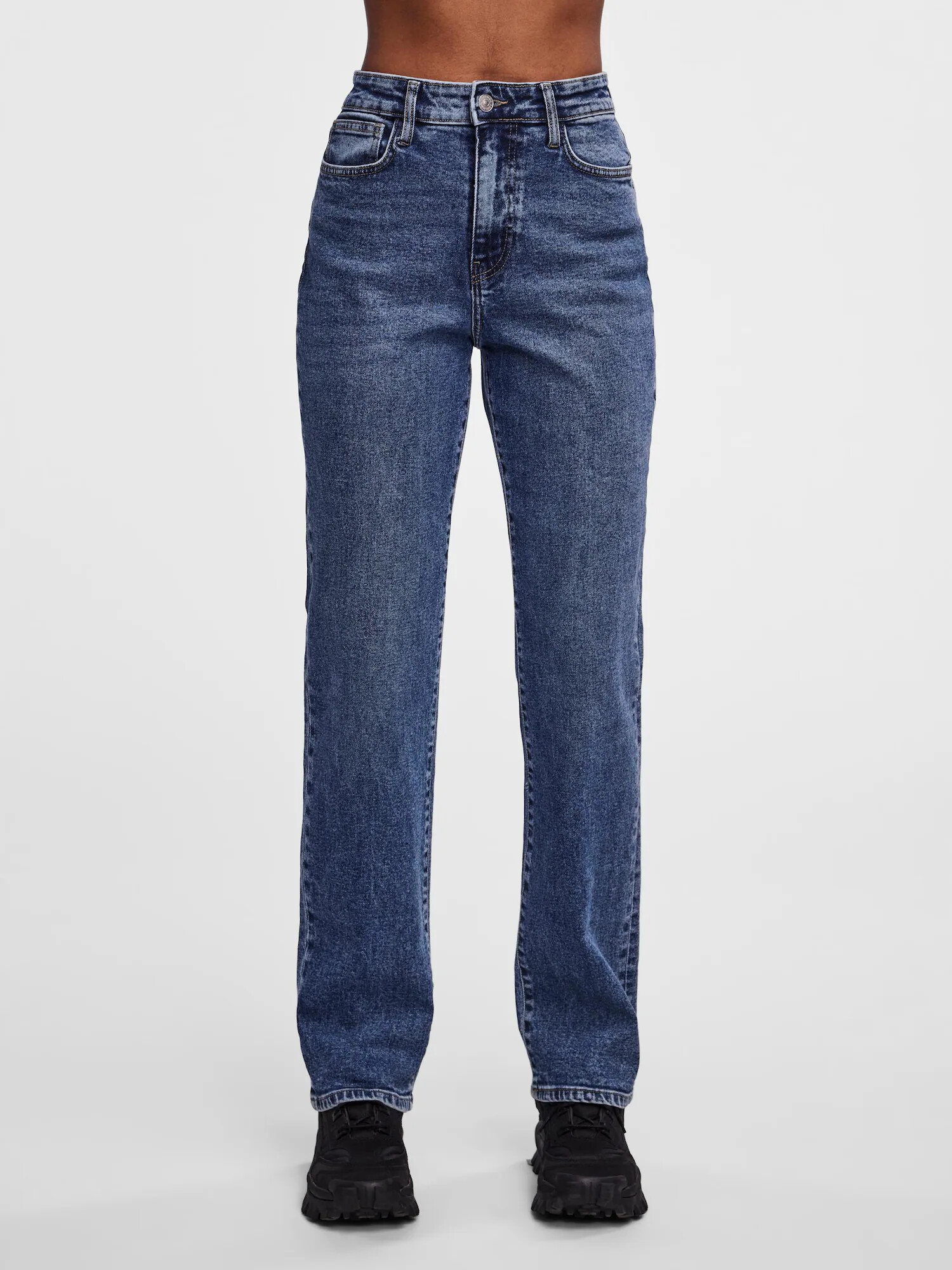 PIECES Jeans 'KELLY' albastru denim - Pled.ro