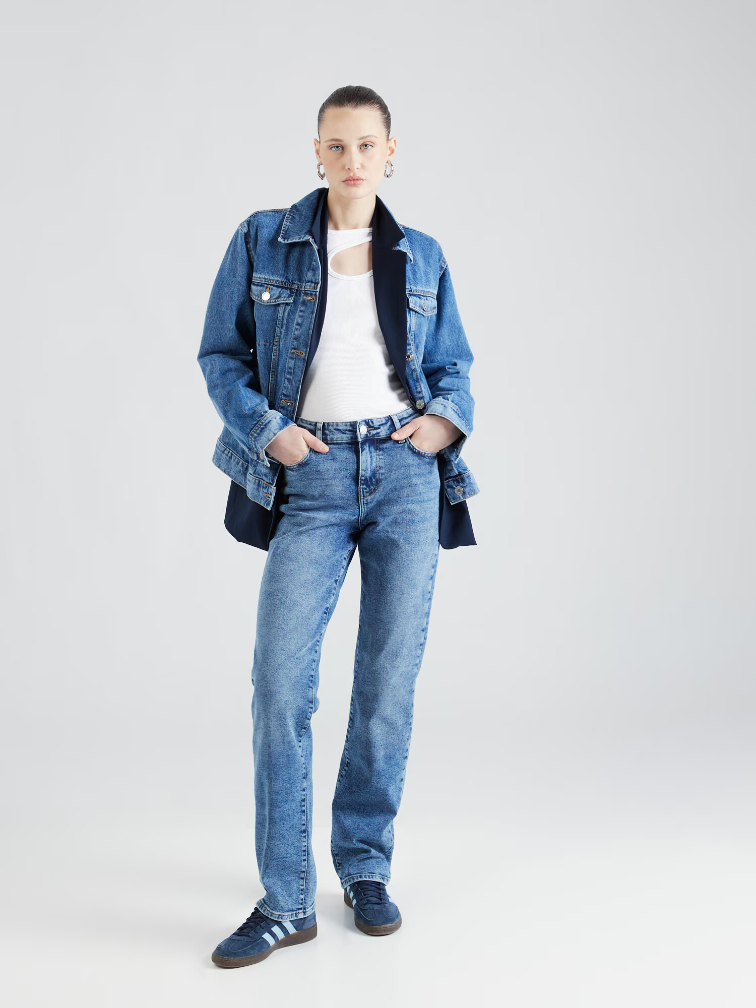 PIECES Jeans 'KELLY' albastru denim - Pled.ro