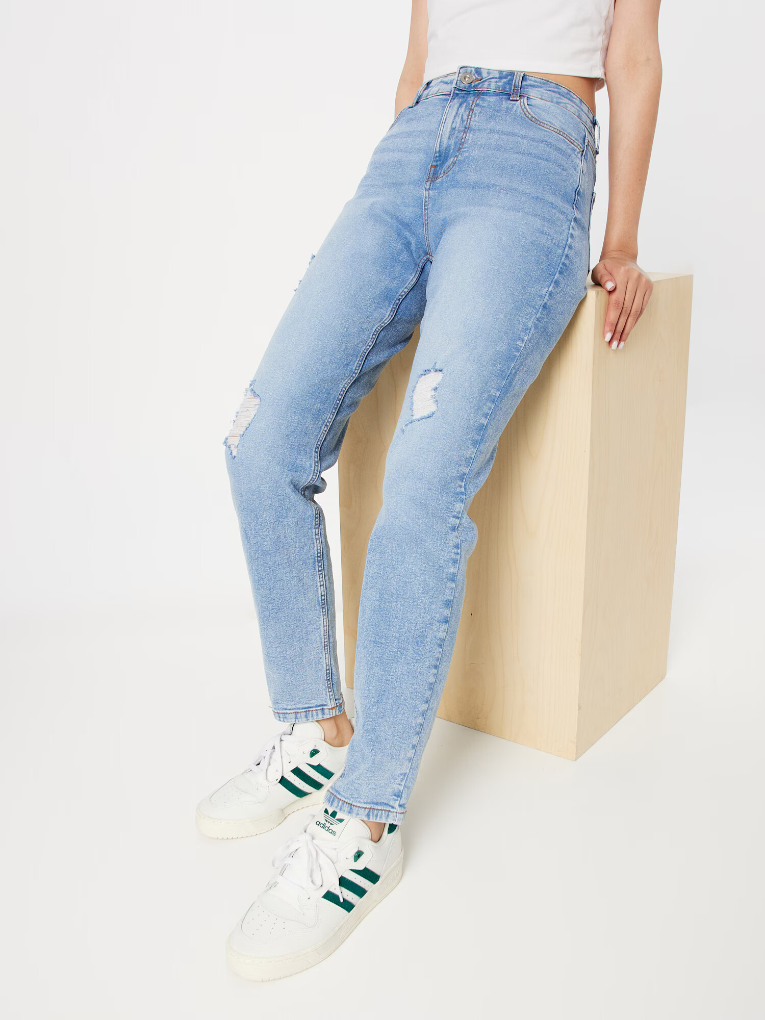 PIECES Jeans 'Kesia' albastru denim - Pled.ro