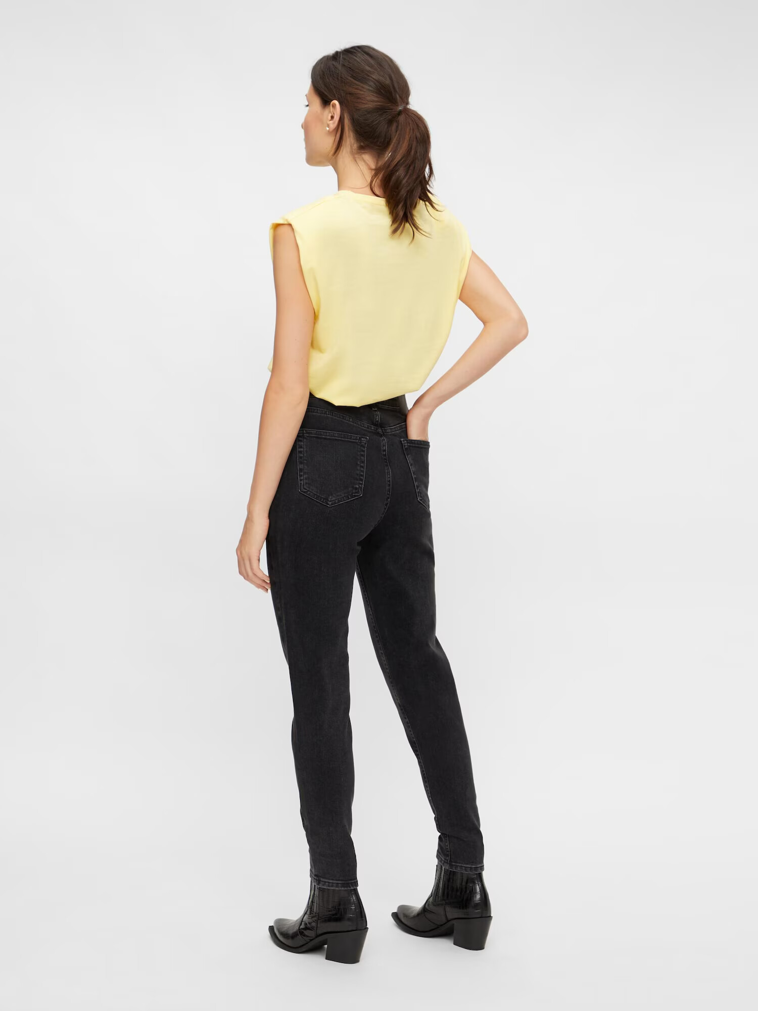 PIECES Jeans 'Leah' negru denim - Pled.ro