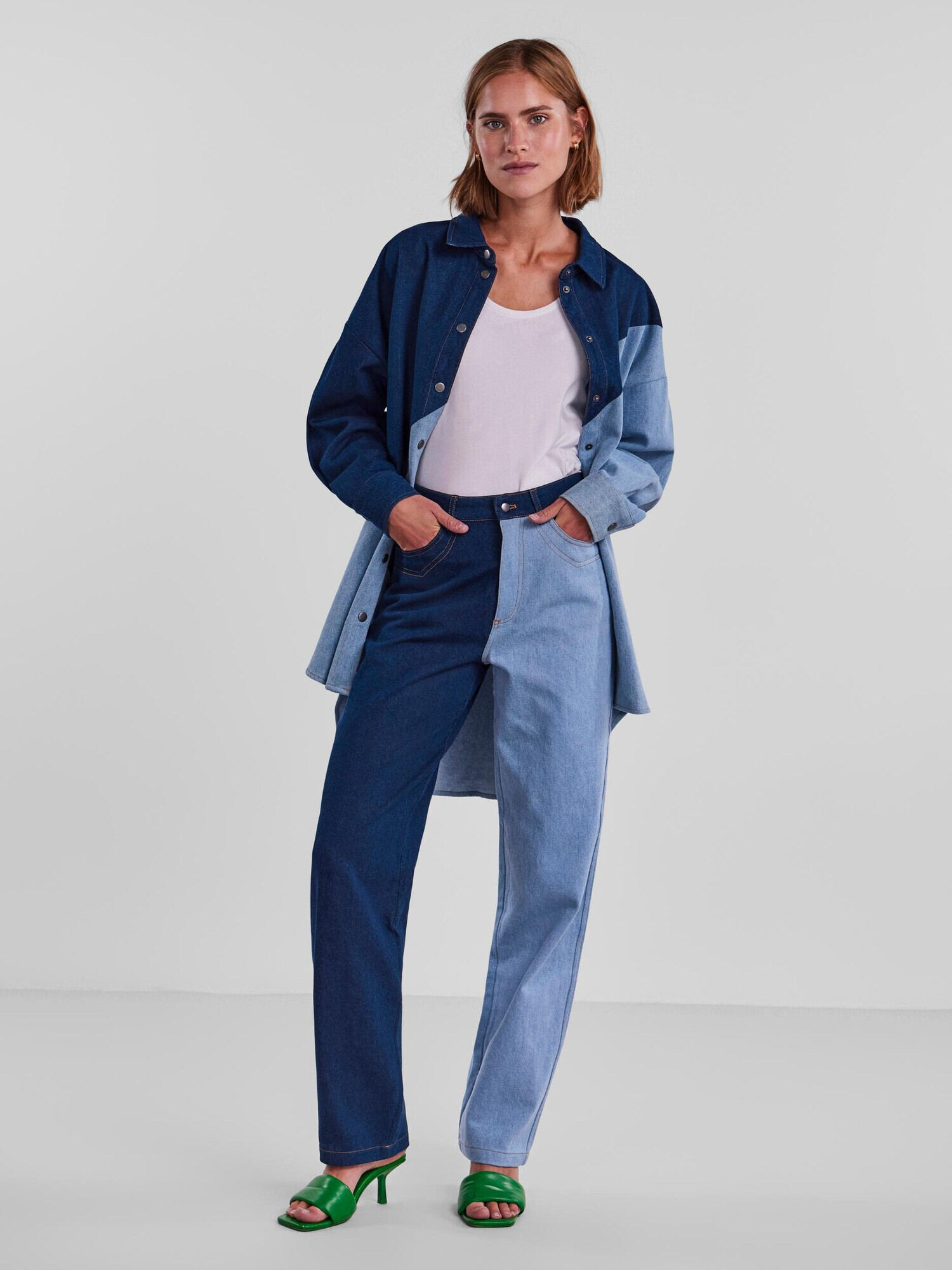 PIECES Jeans 'Lena' bleumarin / albastru denim - Pled.ro