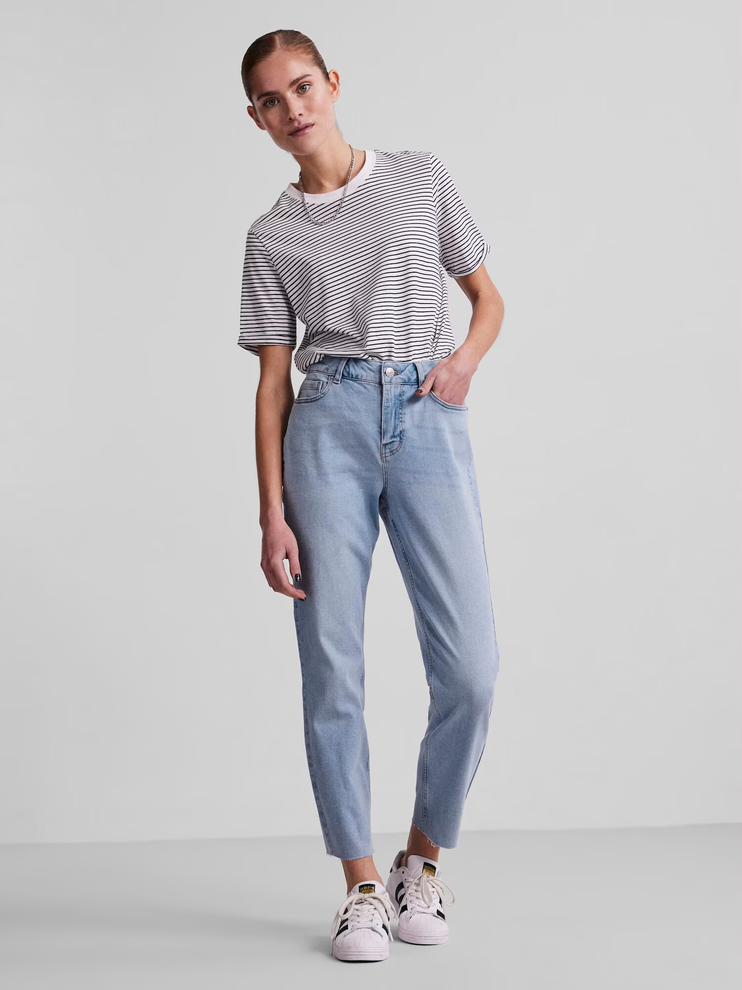 PIECES Jeans 'Luna' albastru denim - Pled.ro