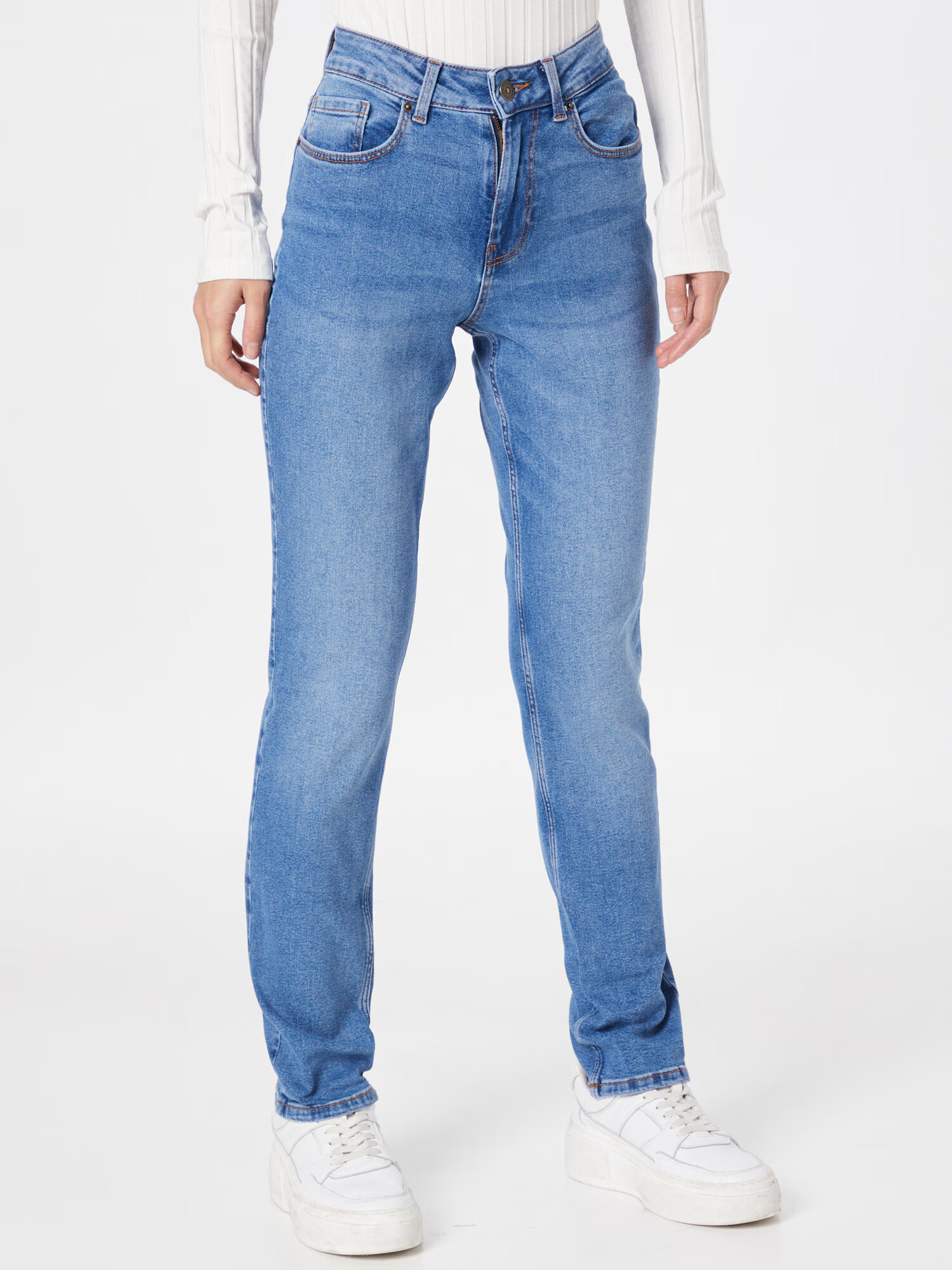 PIECES Jeans 'Luna' albastru denim - Pled.ro