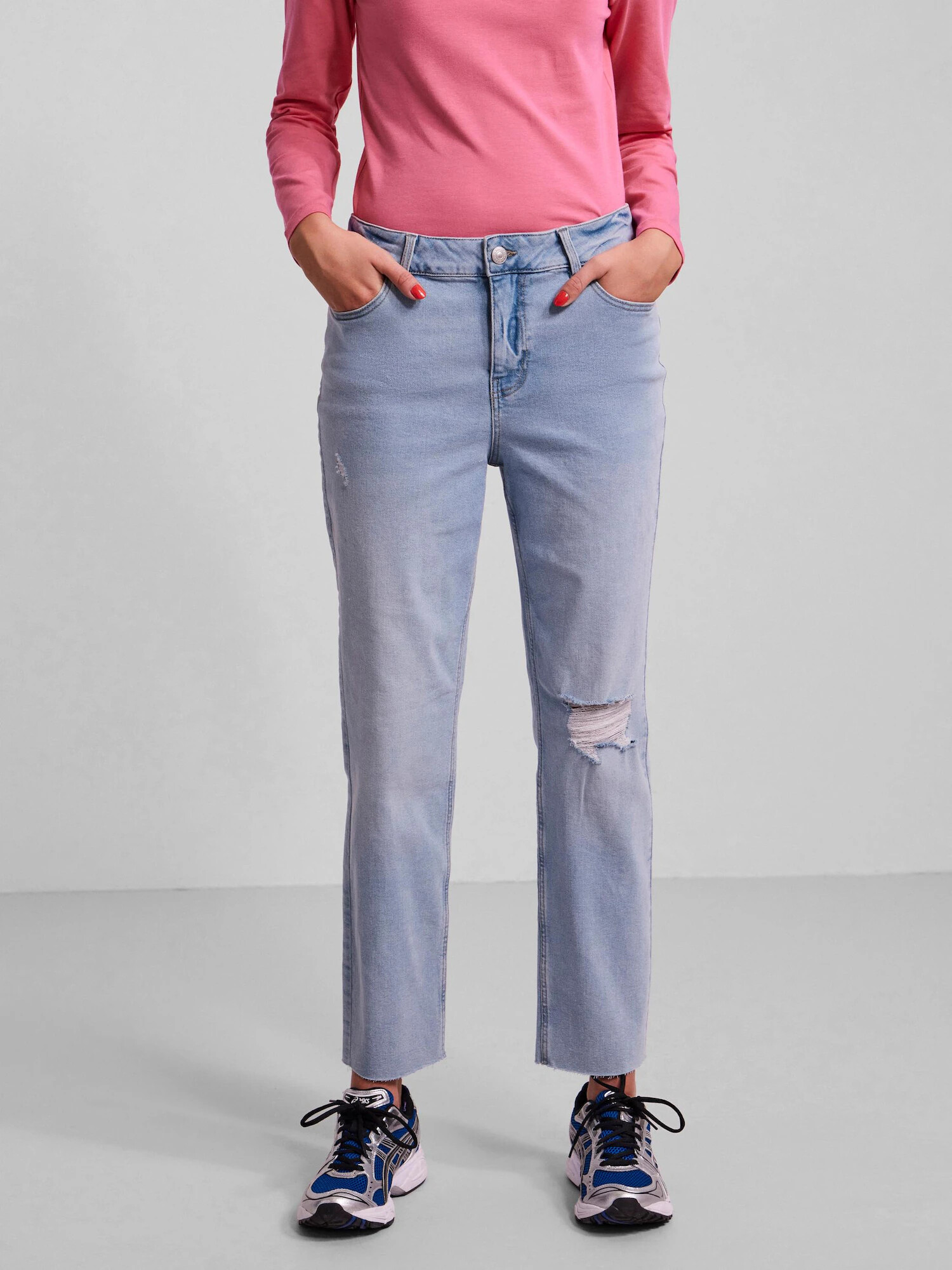 PIECES Jeans 'Luna' albastru denim - Pled.ro