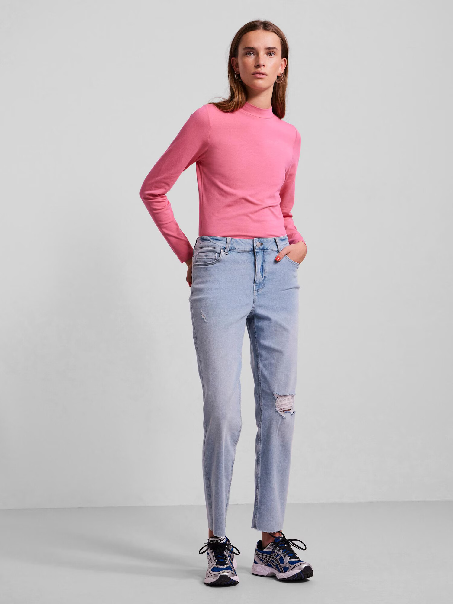 PIECES Jeans 'Luna' albastru denim - Pled.ro