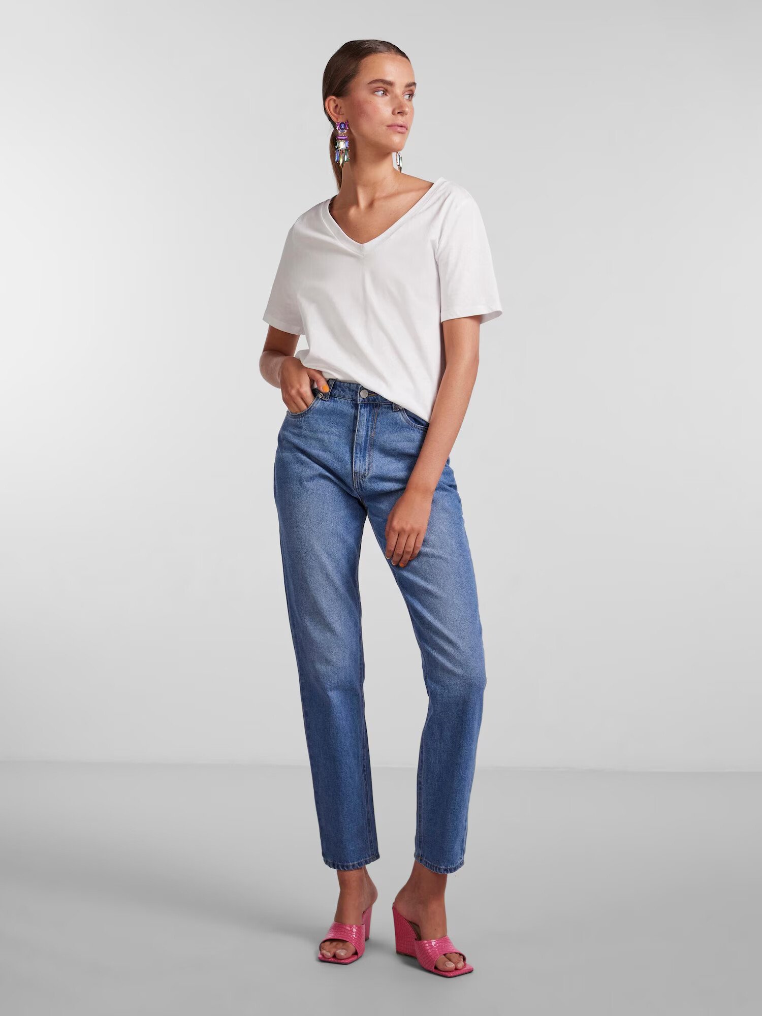 PIECES Jeans 'Nursel' albastru denim - Pled.ro