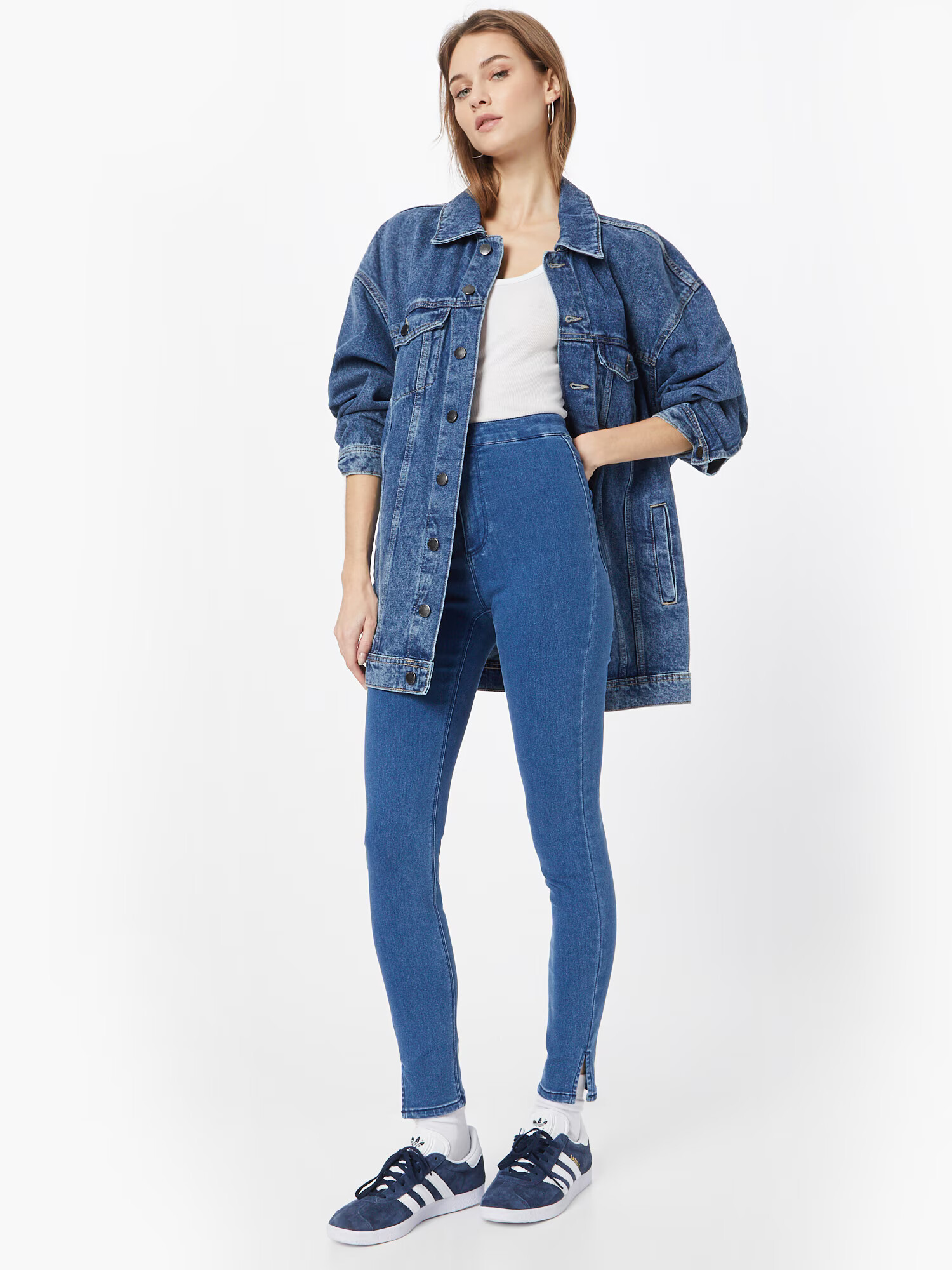 PIECES Jeans 'SANNI' albastru denim - Pled.ro