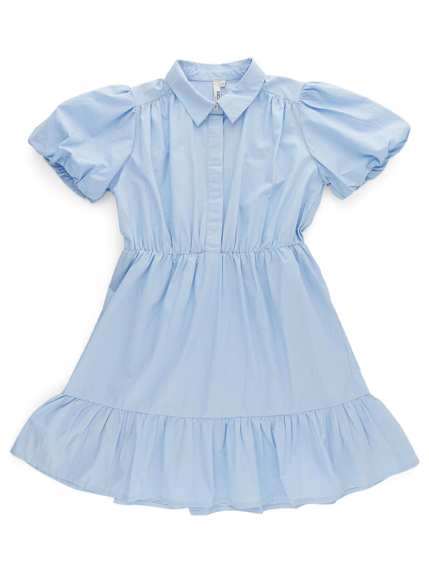 Pieces Kids Rochie 'Puff' albastru deschis - Pled.ro