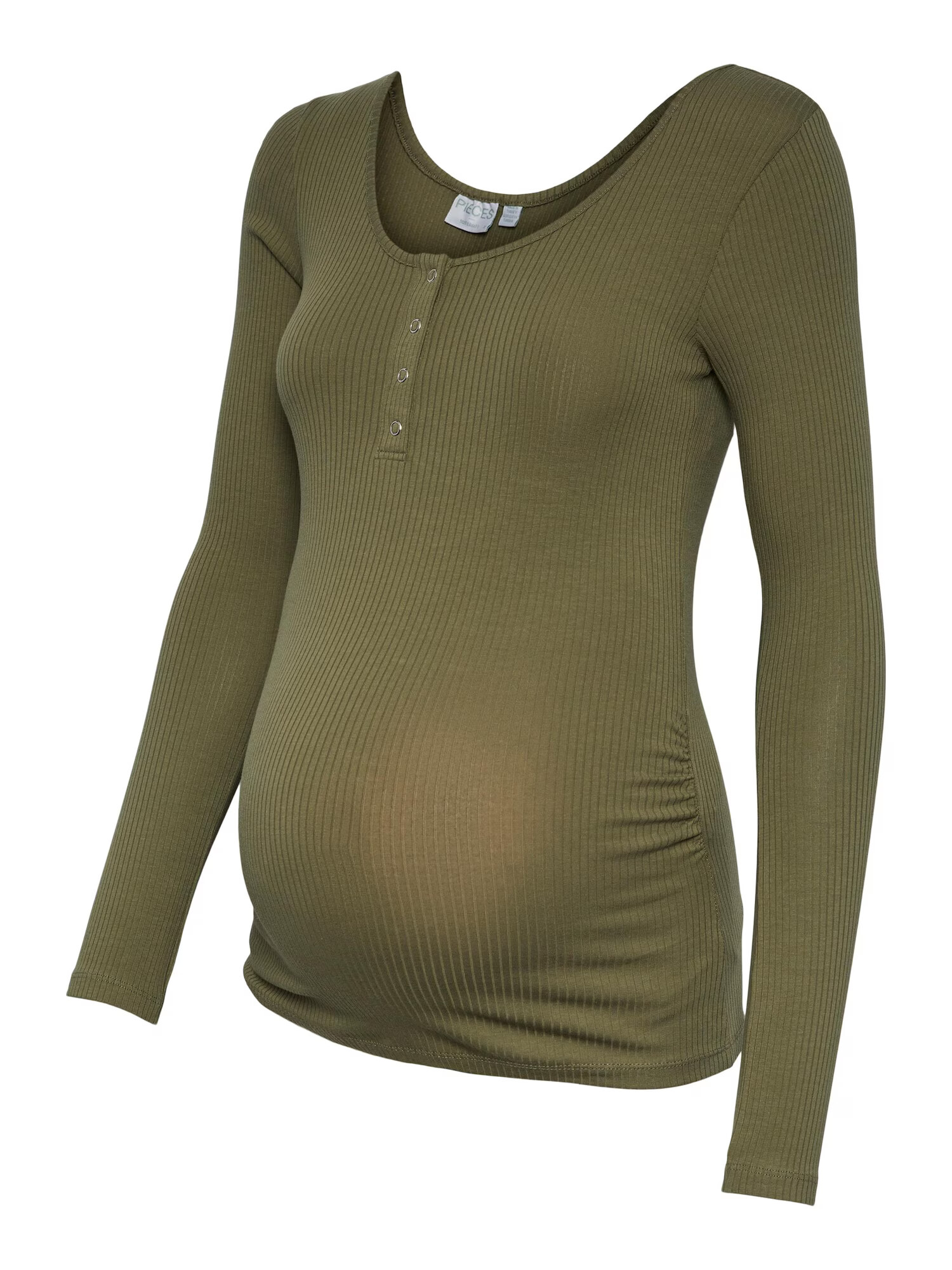 Pieces Maternity Tricou 'Kitte' oliv - Pled.ro