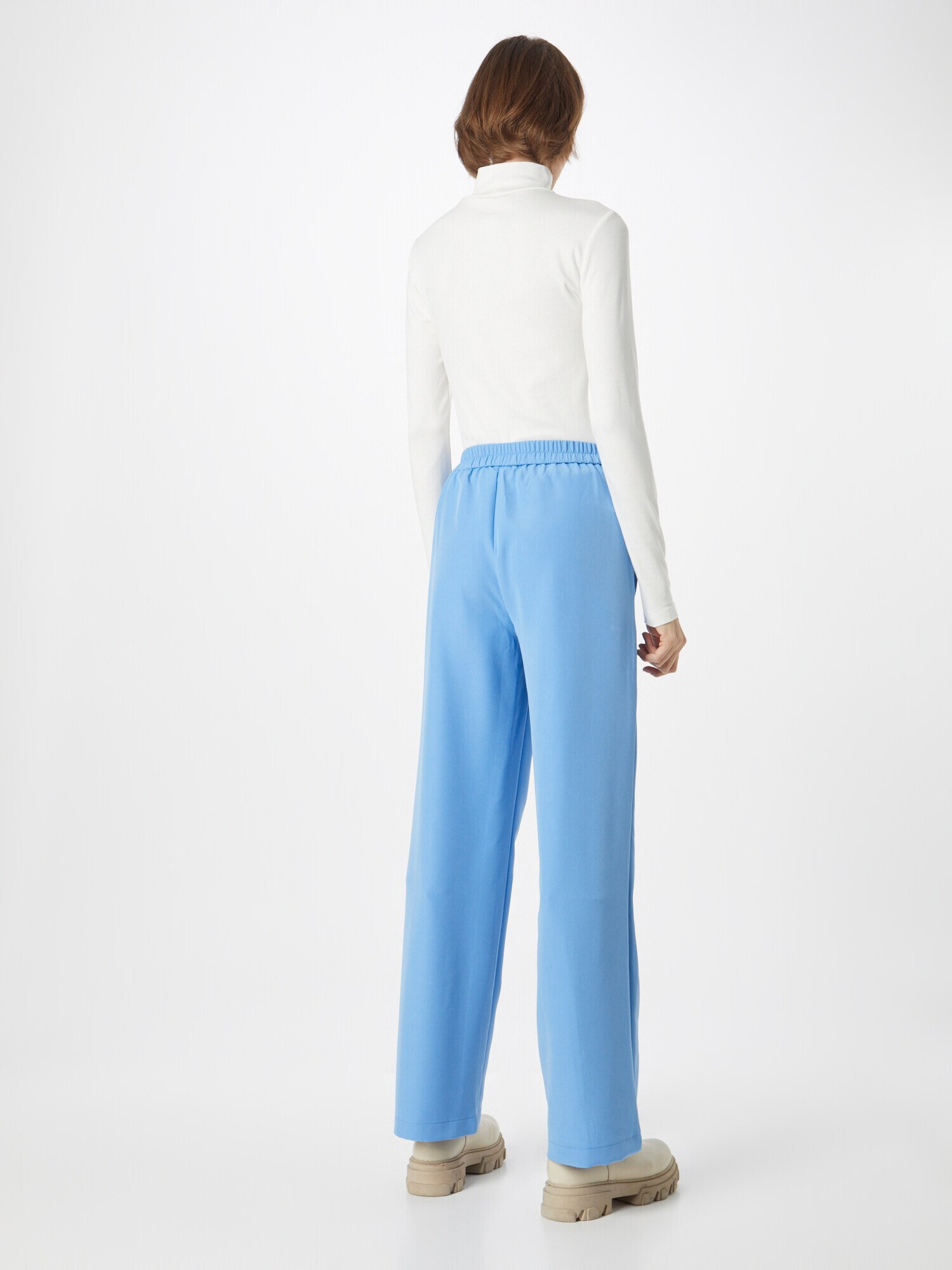 PIECES Pantaloni 'Bossy' albastru deschis - Pled.ro