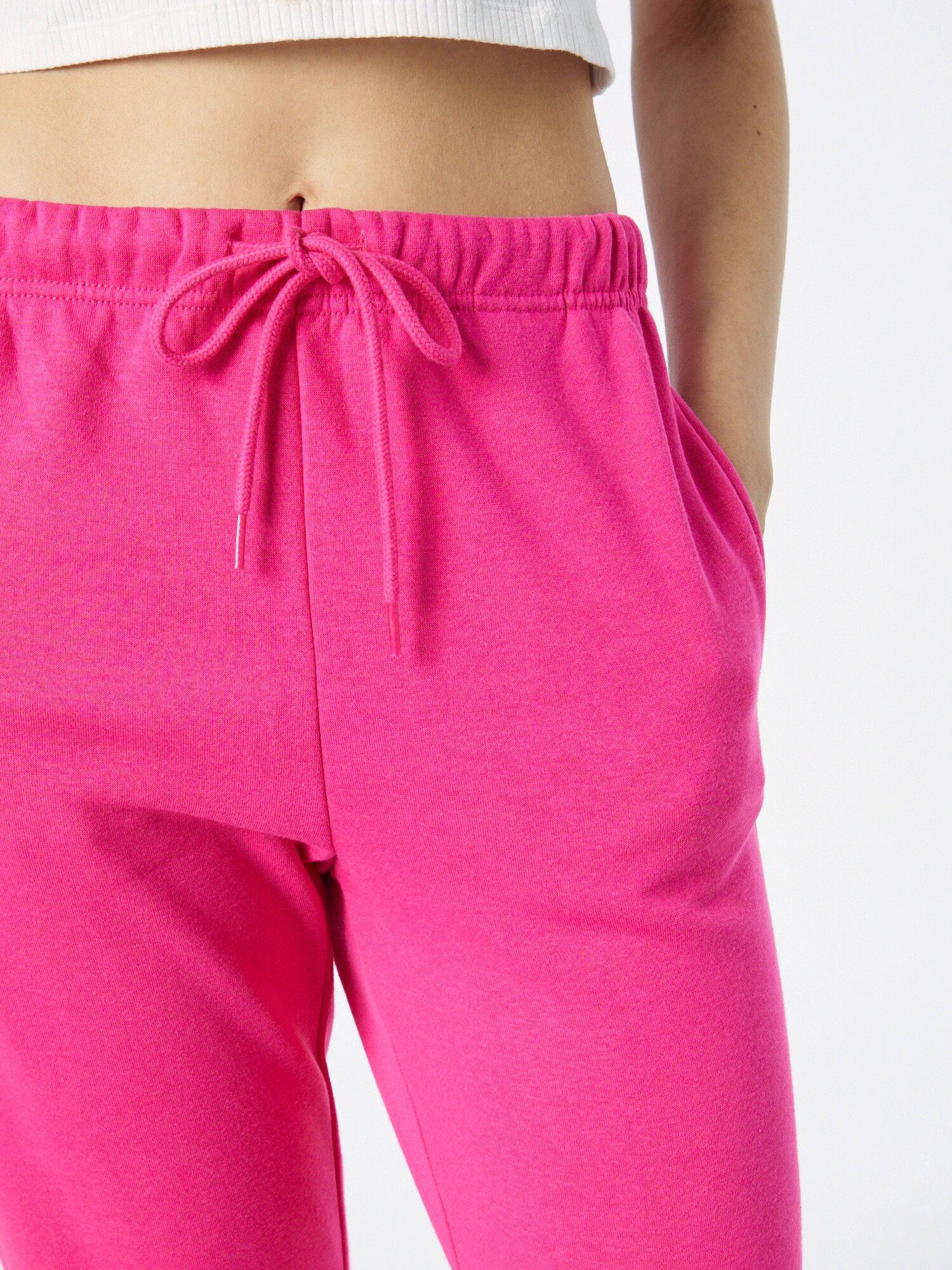 PIECES Pantaloni 'Chilli' fucsia - Pled.ro