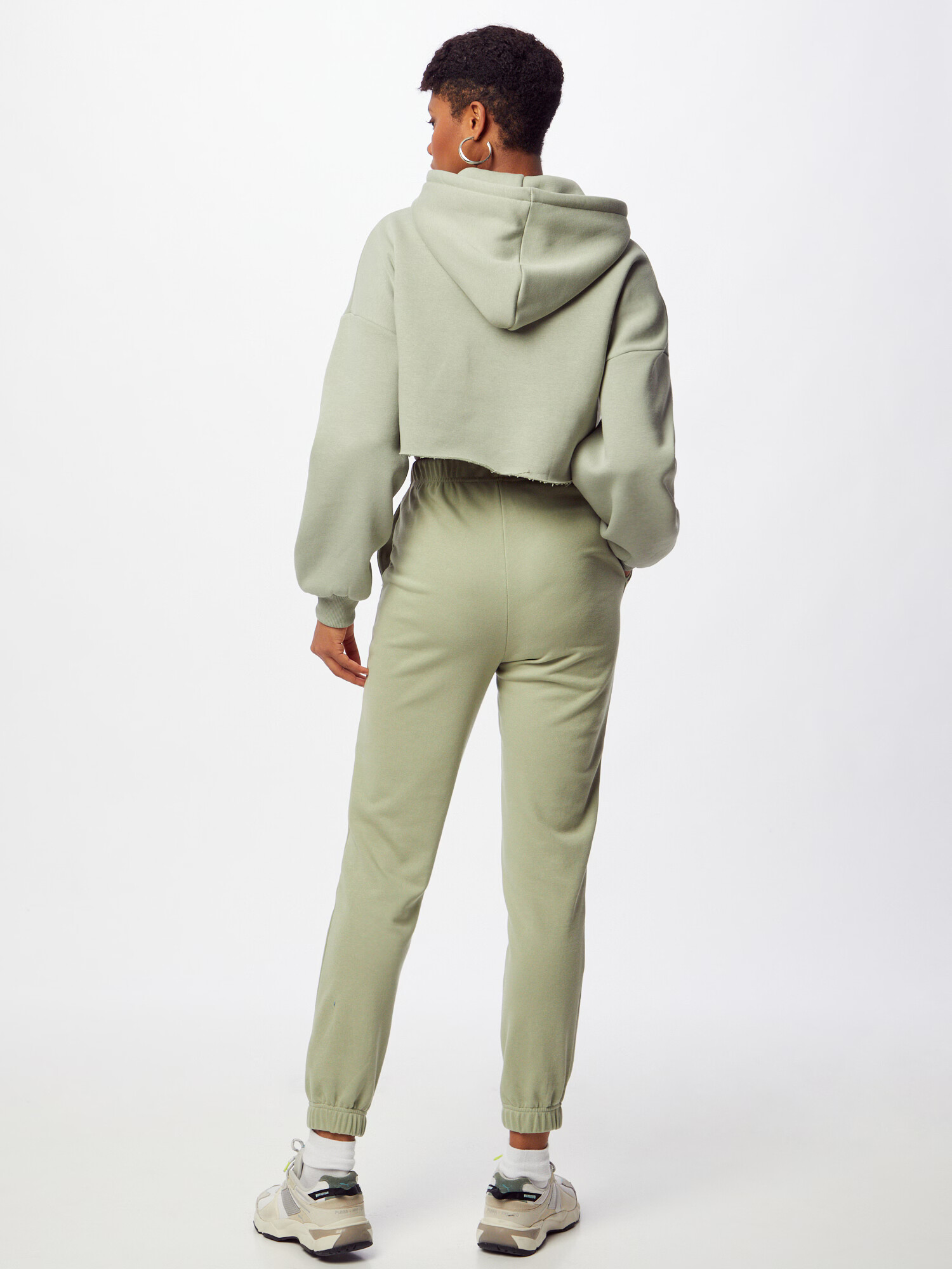 PIECES Pantaloni 'CHILLI' verde deschis - Pled.ro