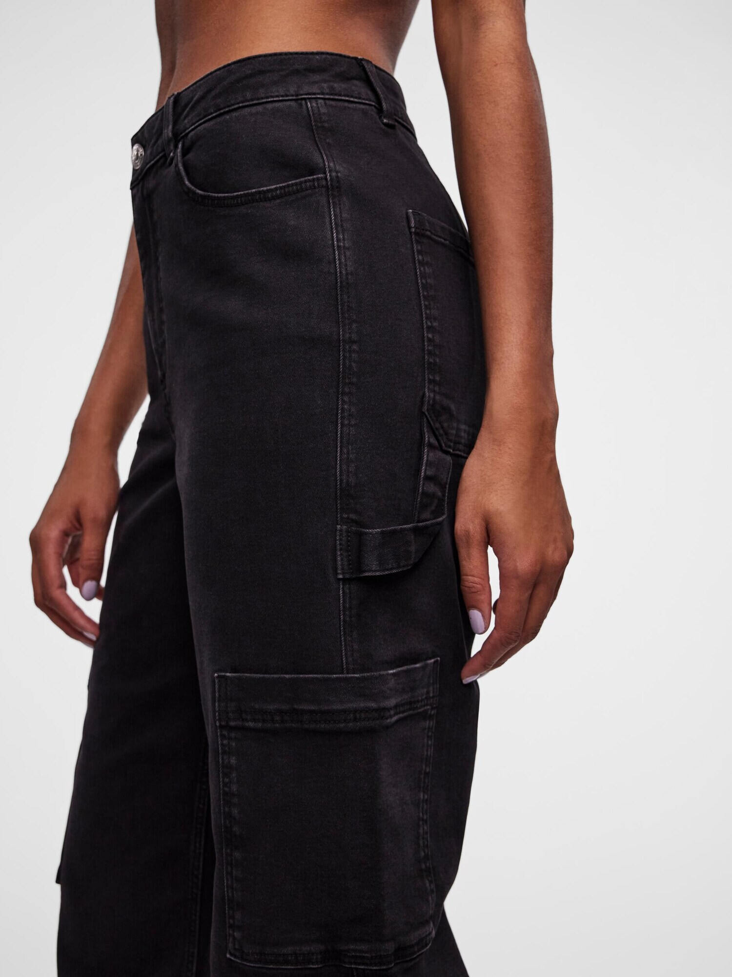 PIECES Pantaloni eleganți 'JOELLA' negru denim - Pled.ro