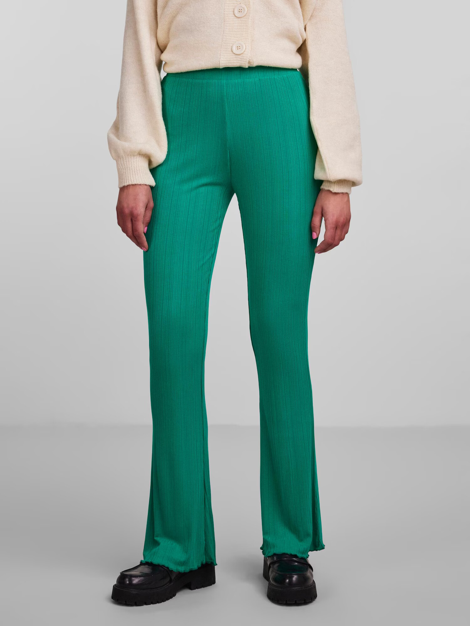 PIECES Pantaloni 'Jasmin' verde jad - Pled.ro