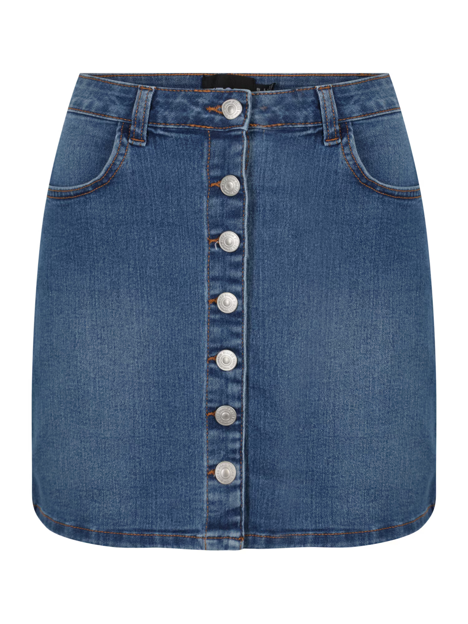 Pieces Petite Fustă 'Peggy' albastru denim - Pled.ro