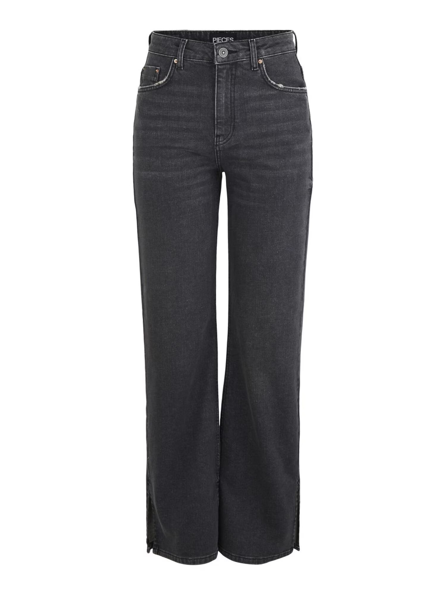 Pieces Petite Jeans 'Leah' negru denim - Pled.ro