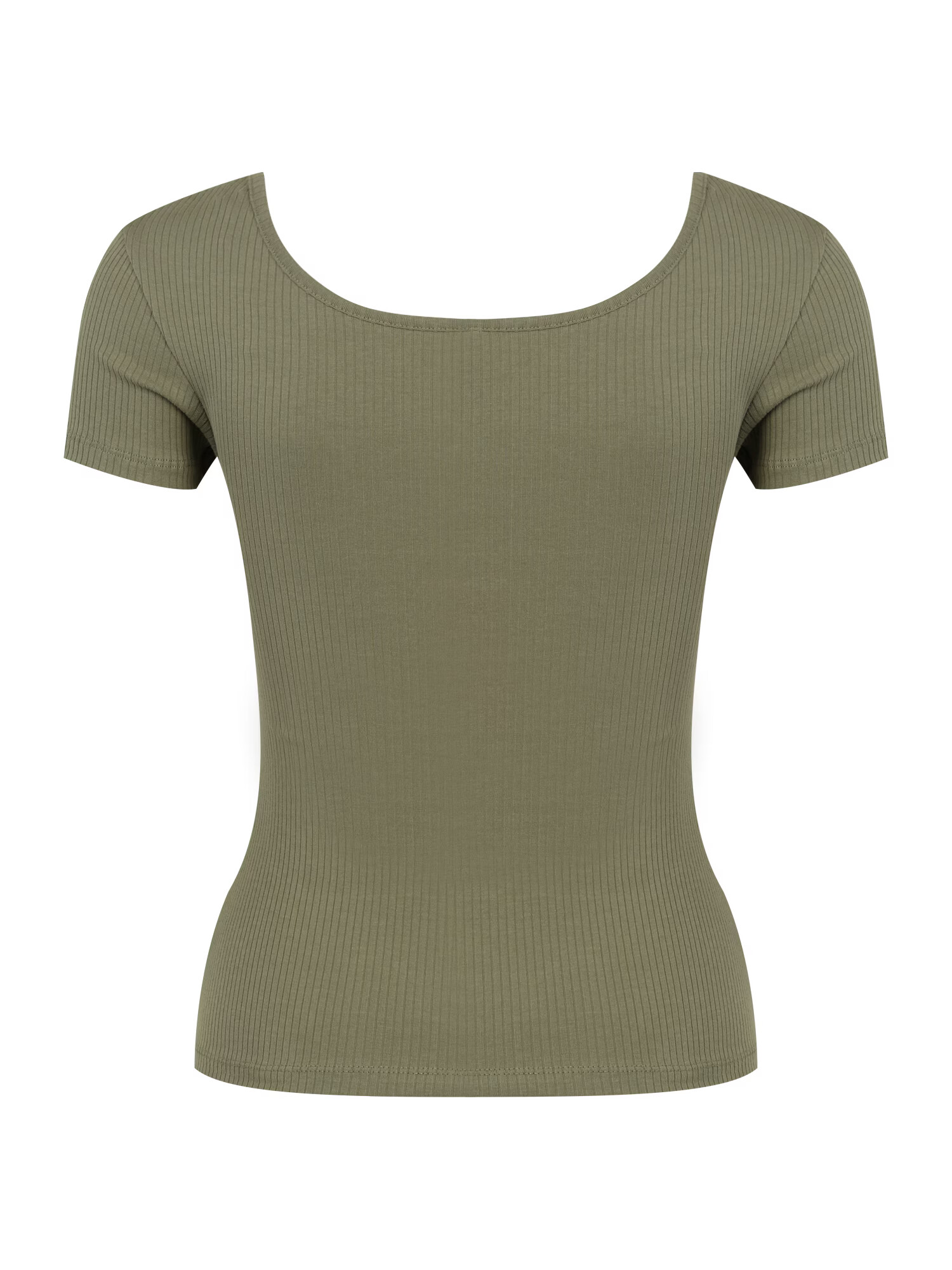 Pieces Petite Tricou 'Kitte' verde măr - Pled.ro