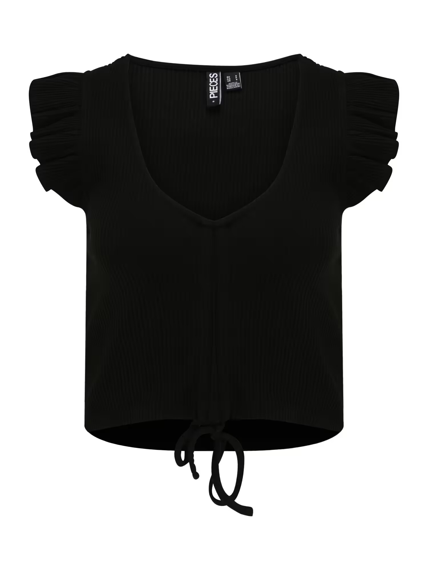 Pieces Petite Tricou negru - Pled.ro