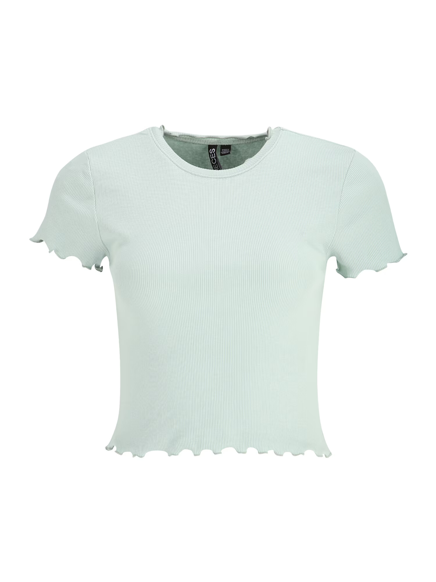 Pieces Petite Tricou verde pastel - Pled.ro