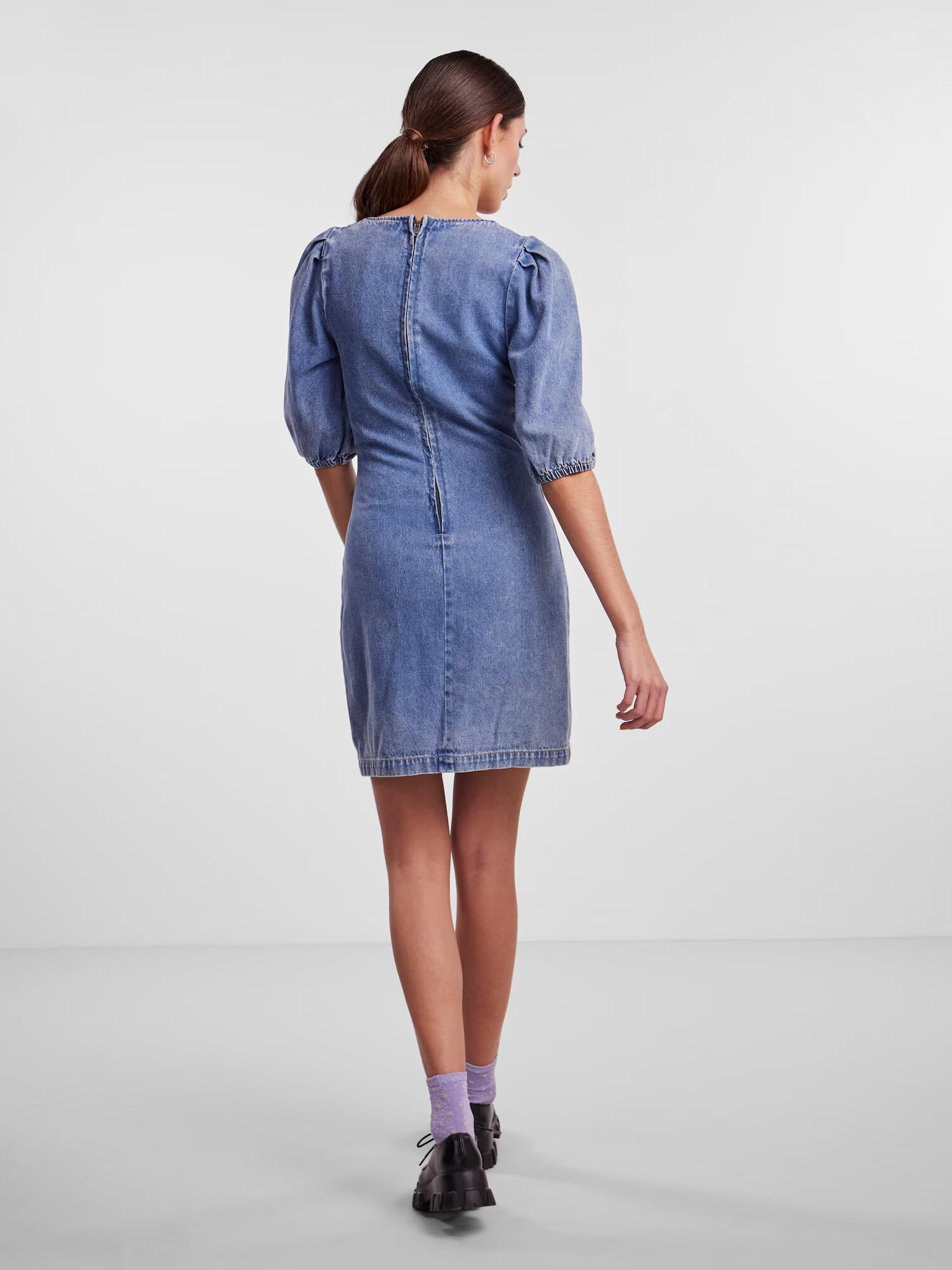 PIECES Rochie 'Bru' albastru denim - Pled.ro