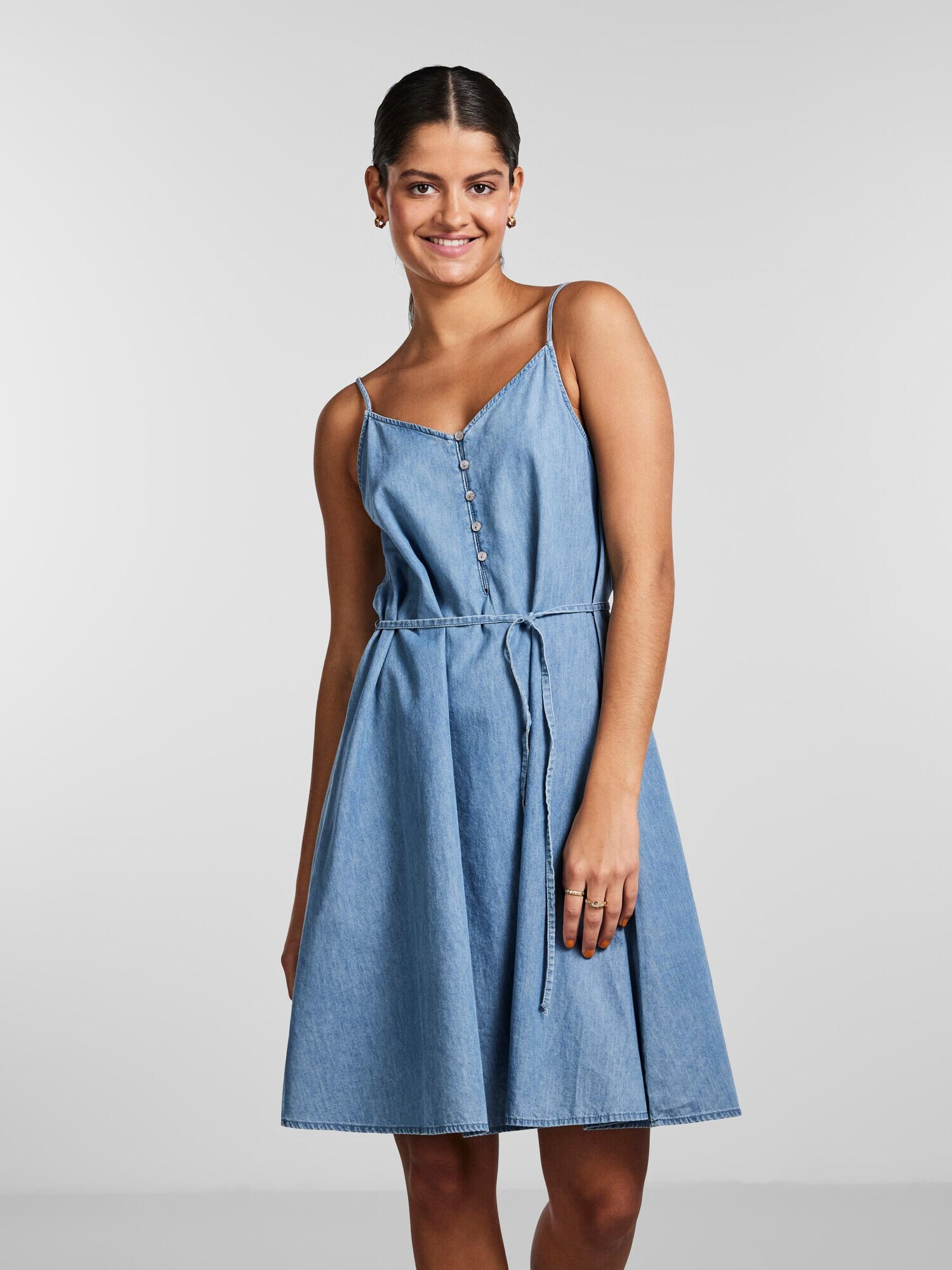 PIECES Rochie de vară 'Kada' albastru denim - Pled.ro